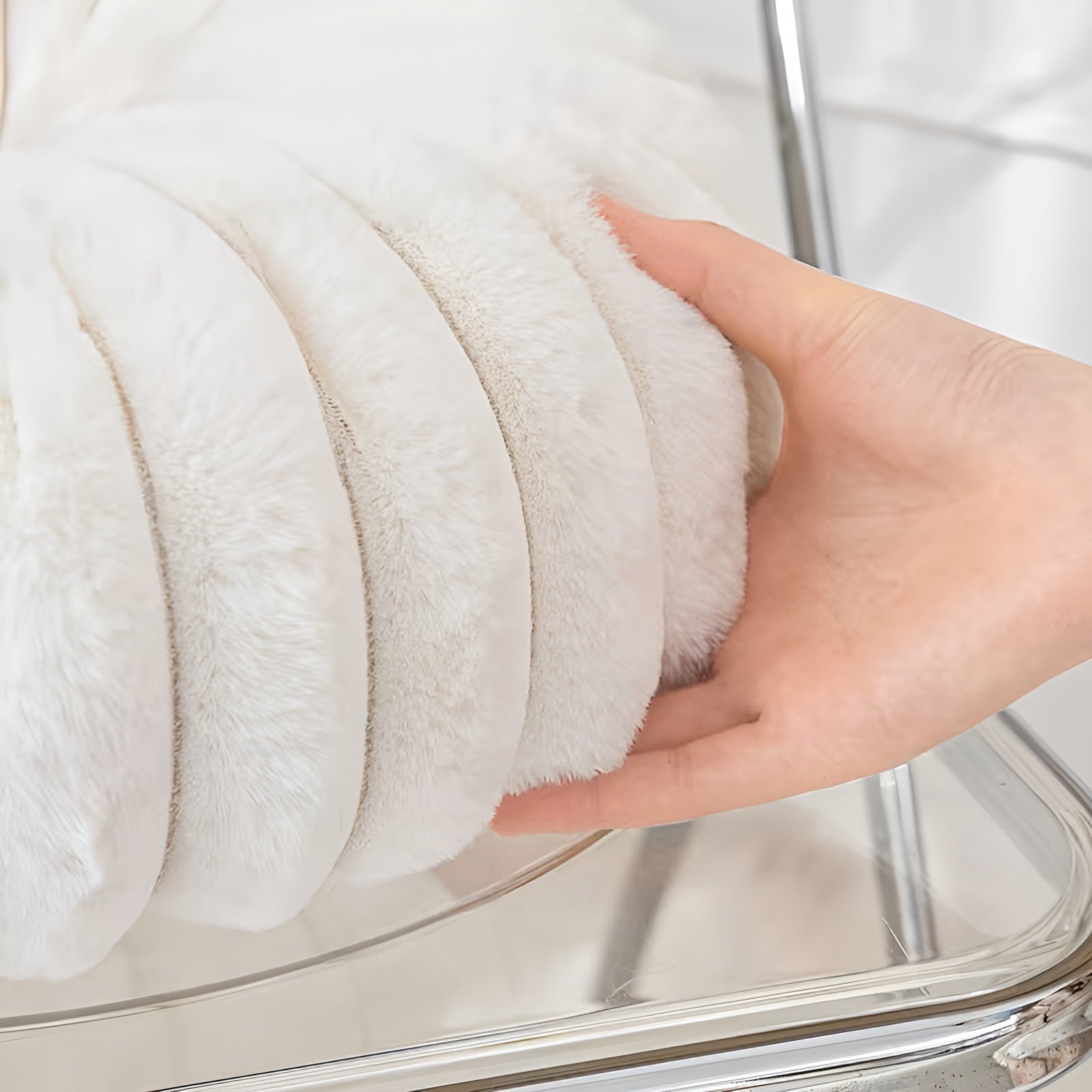 Flauschiges Rundkissen – Weich und Gemütlich | Perfekt für Wohnzimmer und Schlafzimmer - Kissen