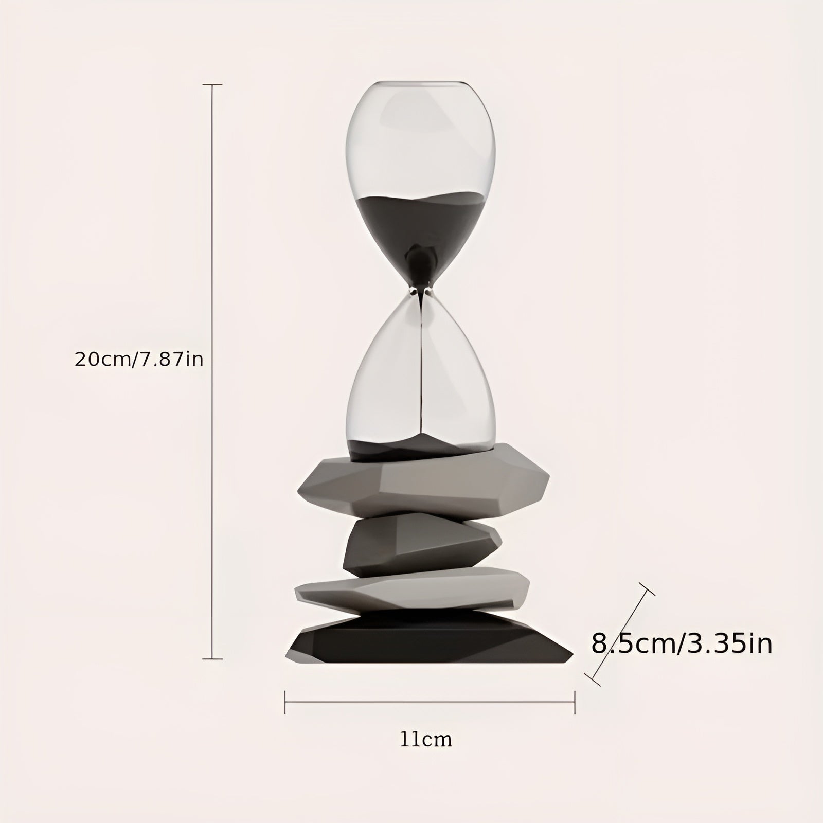 Minimalistische Sanduhr – Zeitlos & Dekorativ | Perfekt für Wohnzimmer und Büro - Wohnzubehör
