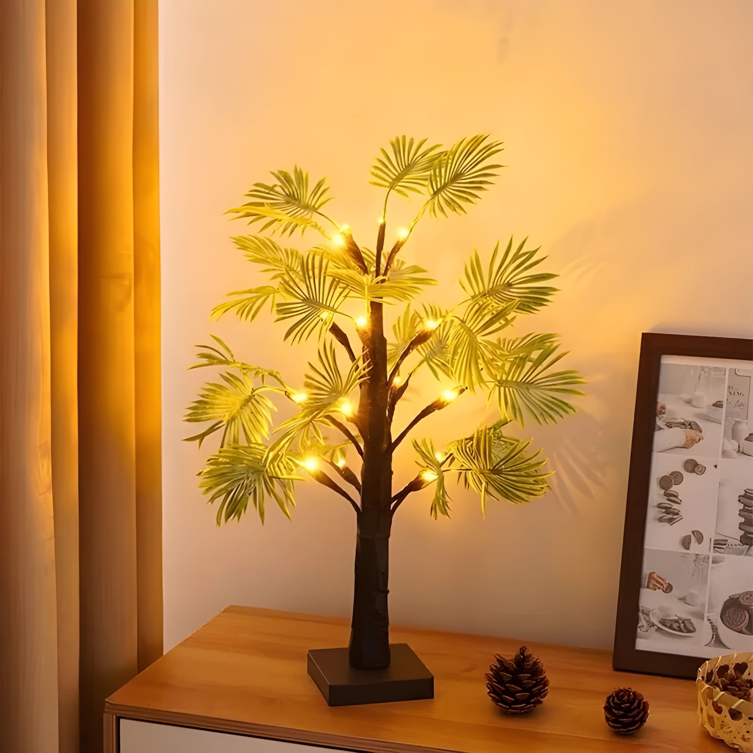 PalmSparkle Lights - Weihnachten LED Palme Dekoration Lichter