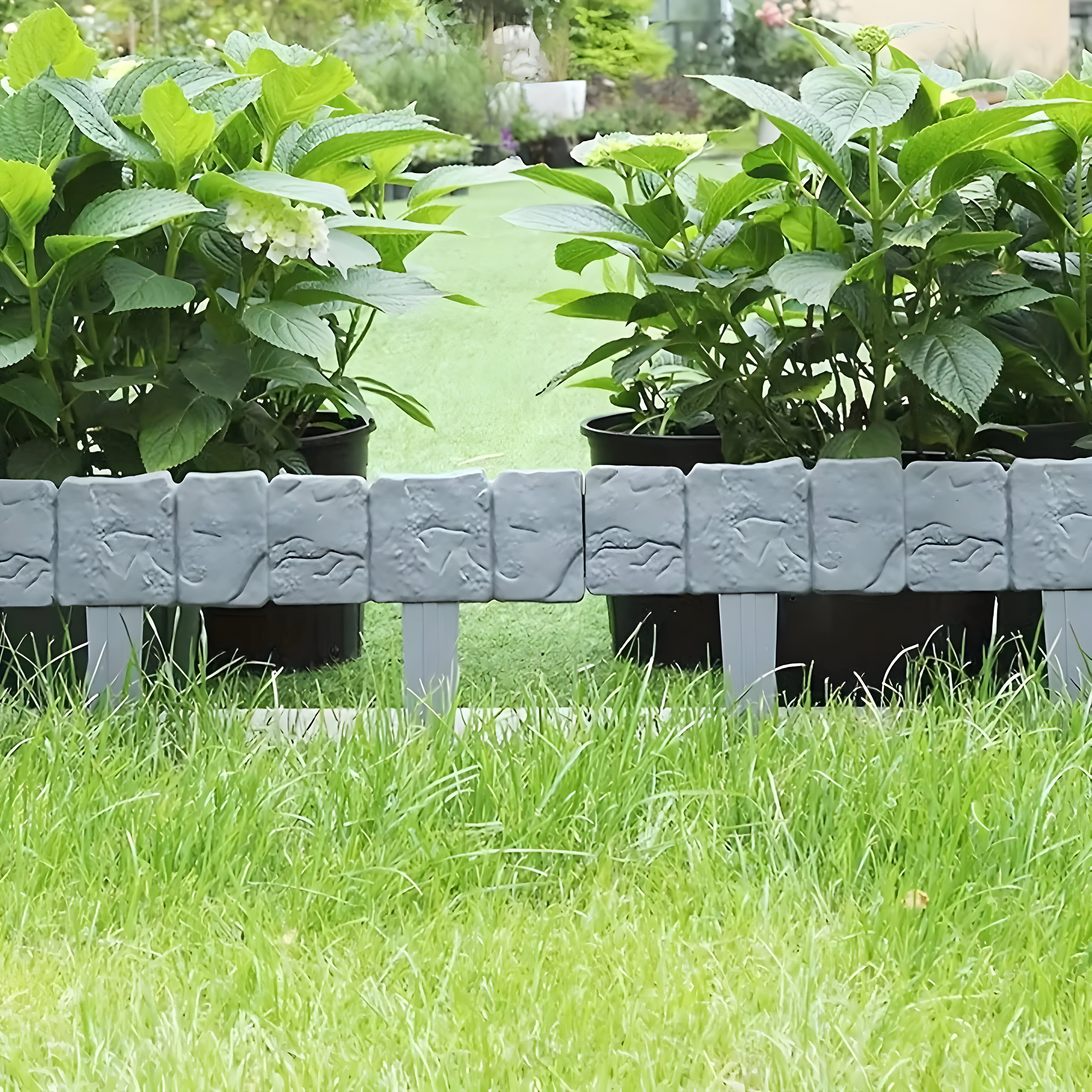 EcoEdge Zaun – Faltbarer Gartenzaun im Patchwork-Stil
