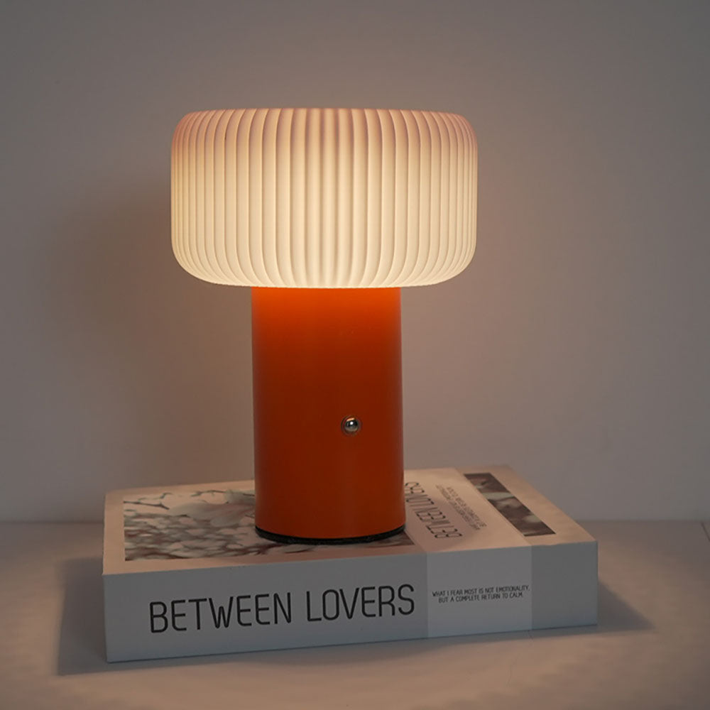 CozyGlow Light - Elegante LED Tischleuchte im Pilzdesign