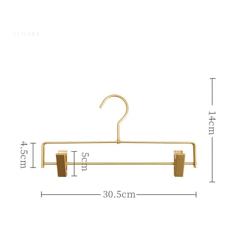 Clip Ease - Elegante Matte Hosenbügel (1 + 4 Stück) - Kleiderbügel