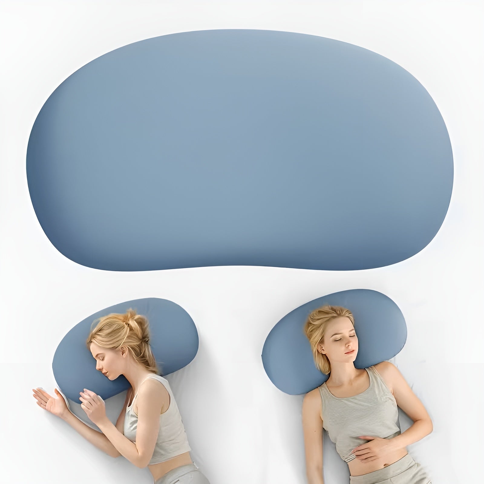 Cloud Ergonomic Nackenkissen – atmungsaktiv und kühlend | Perfekt für Seiten- und Bauchschläfer für den ganzjährigen