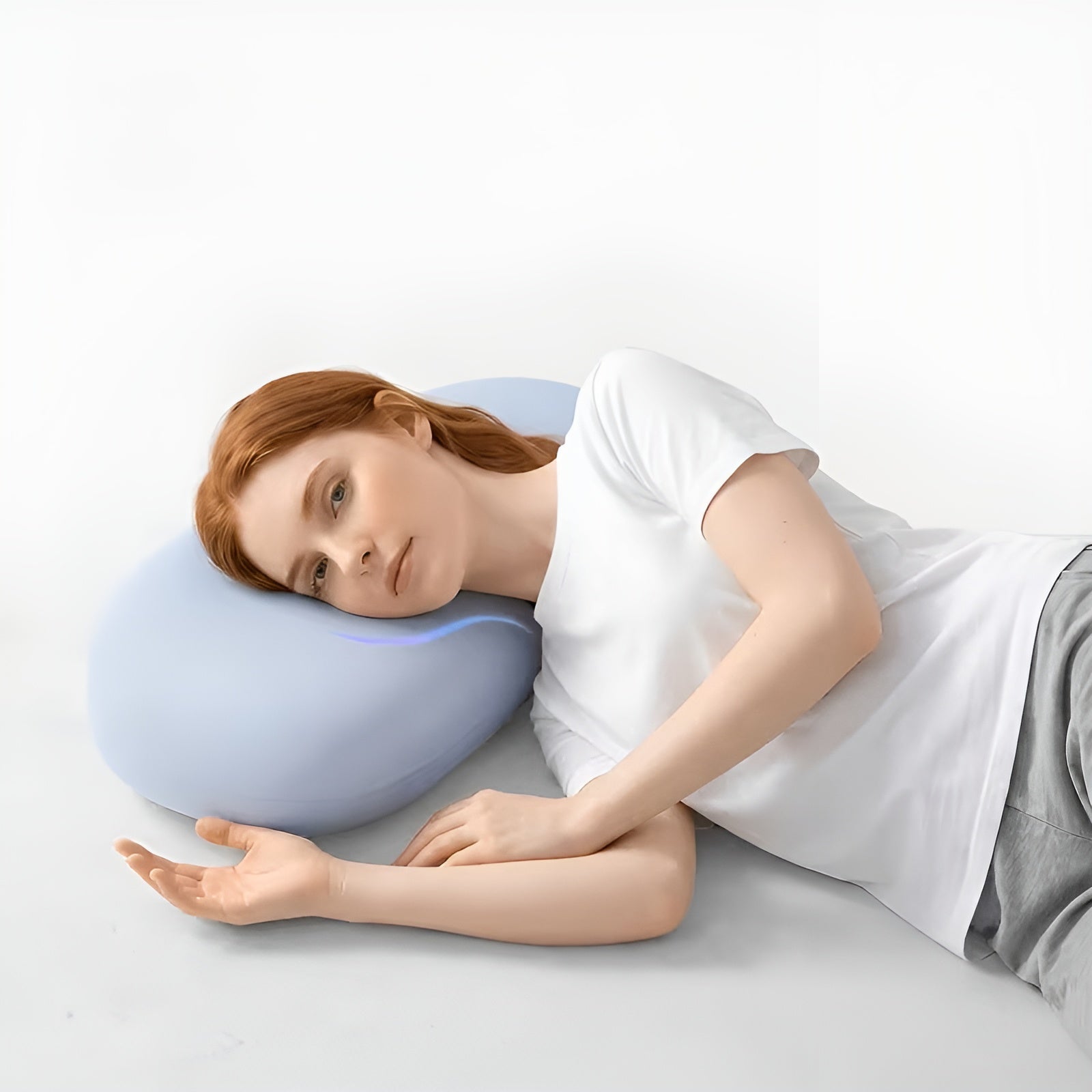 Cloud Ergonomic Nackenkissen – atmungsaktiv und kühlend | Perfekt für Seiten- und Bauchschläfer für den ganzjährigen