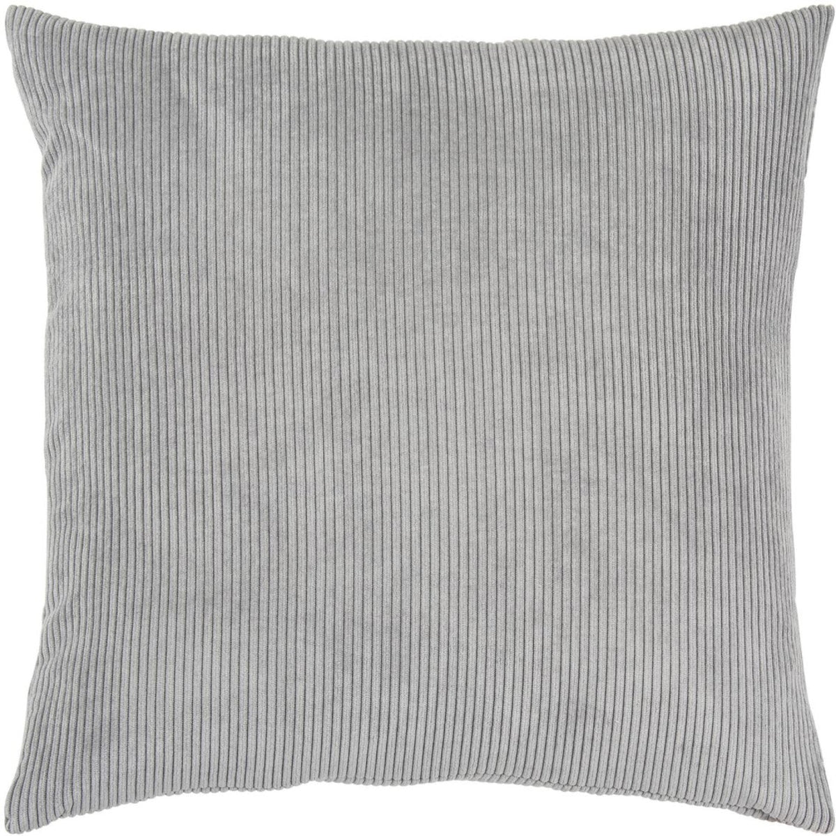 Cord Kissenbezug – weich vielseitig & zeitlos schön - Hellgrau / 60x60 cm - Dekokissen & Kissenbezüge