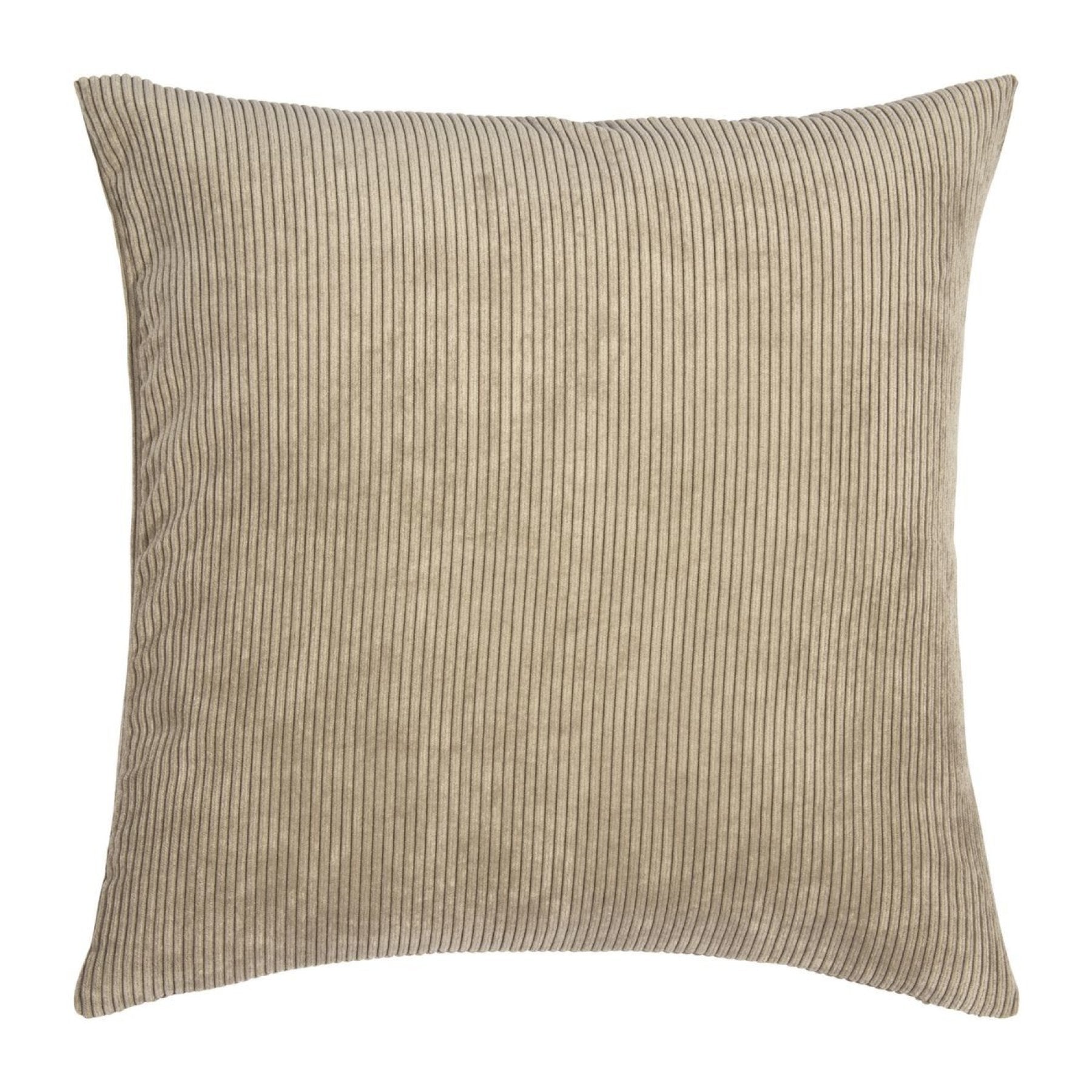 Cord Kissenbezug – weich vielseitig & zeitlos schön - Khaki / 50x50 cm - Dekokissen & Kissenbezüge
