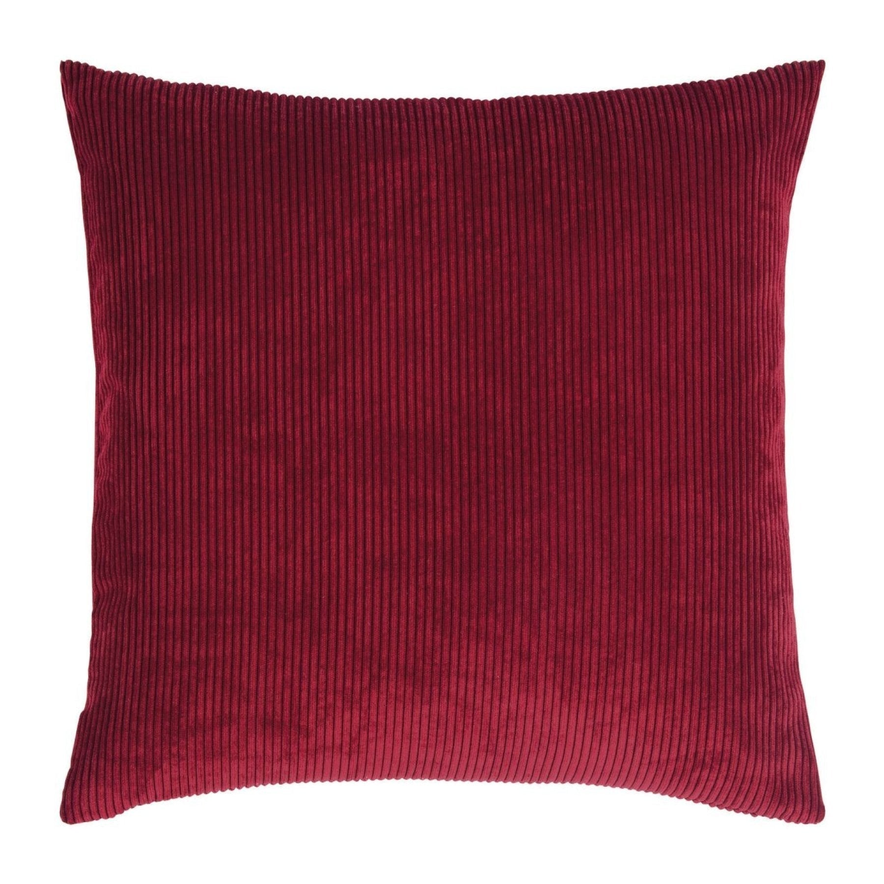 Cord Kissenbezug – weich vielseitig & zeitlos schön - Rot / 50x50 cm - Dekokissen & Kissenbezüge