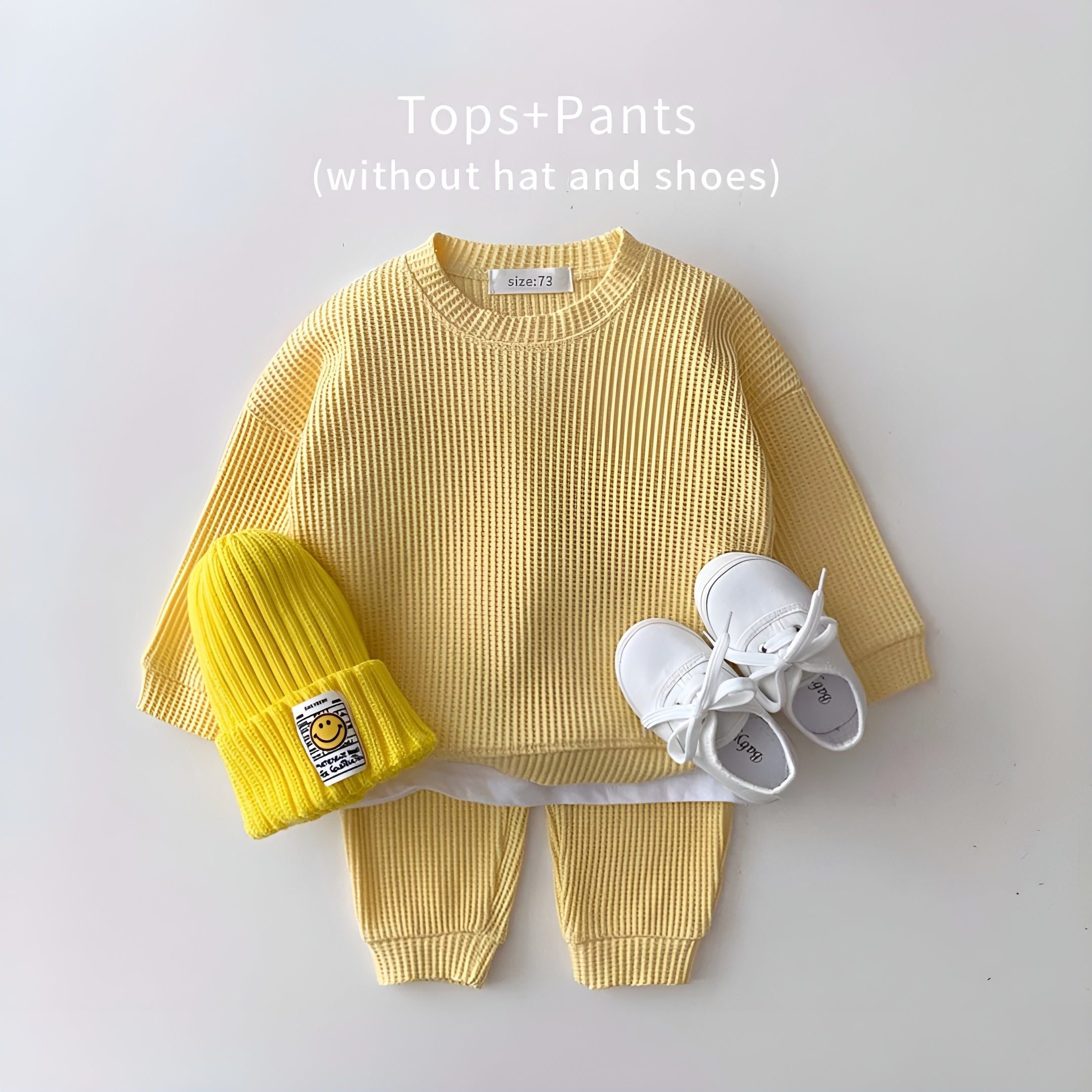 Chic Knit - Bequem und Trendig Passendes Baby-Set (Oberteile + Hosen) - Elegare