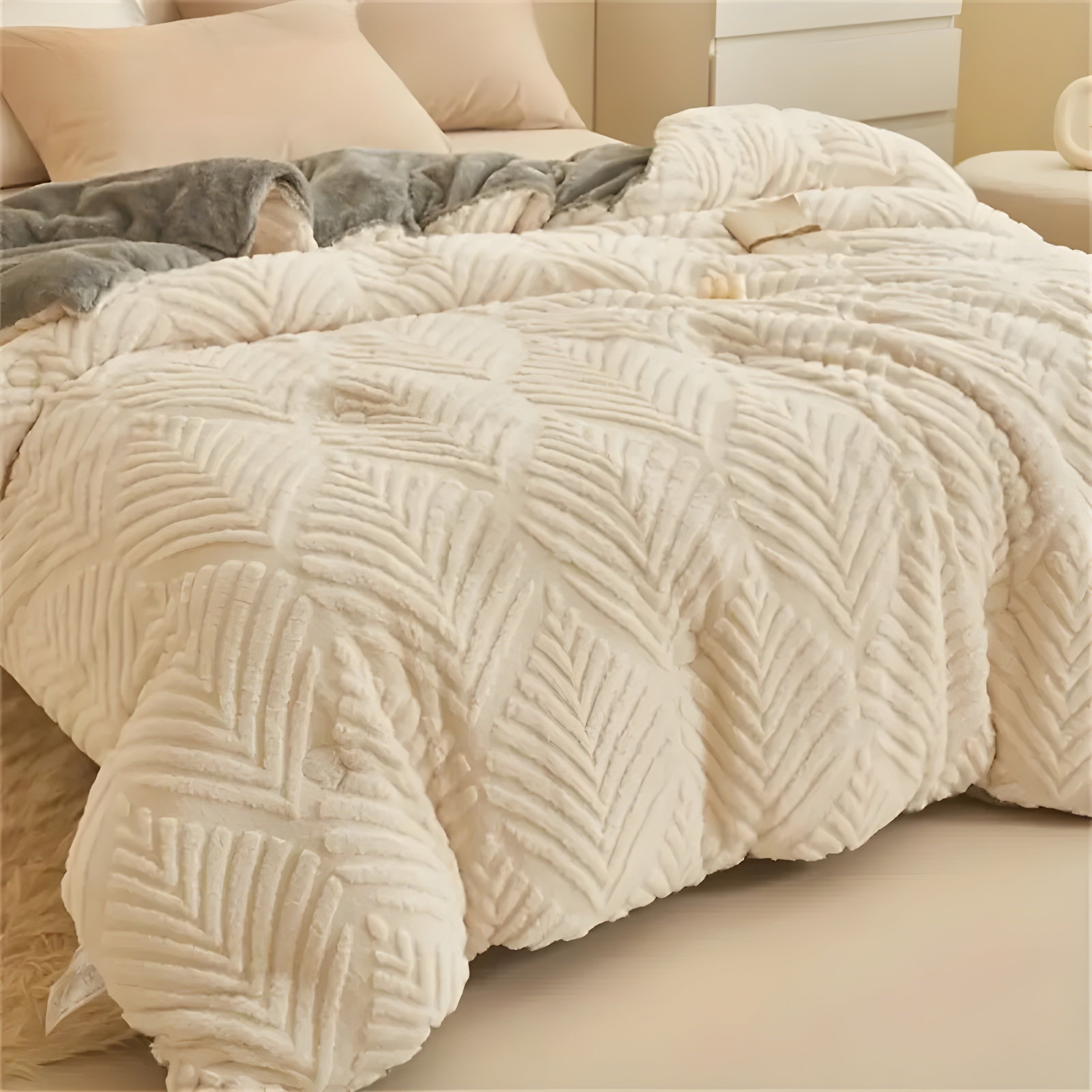 SleepEase Comforter - Ultraweiche Ahornblatt-Ganzjahresdecke