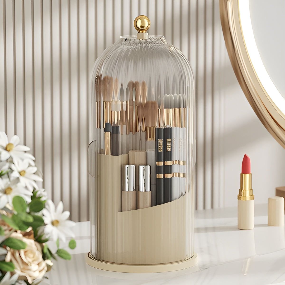 Beauty SpinMate - 360° Drehbarer Makeup Pinsel Organisator - Elegare