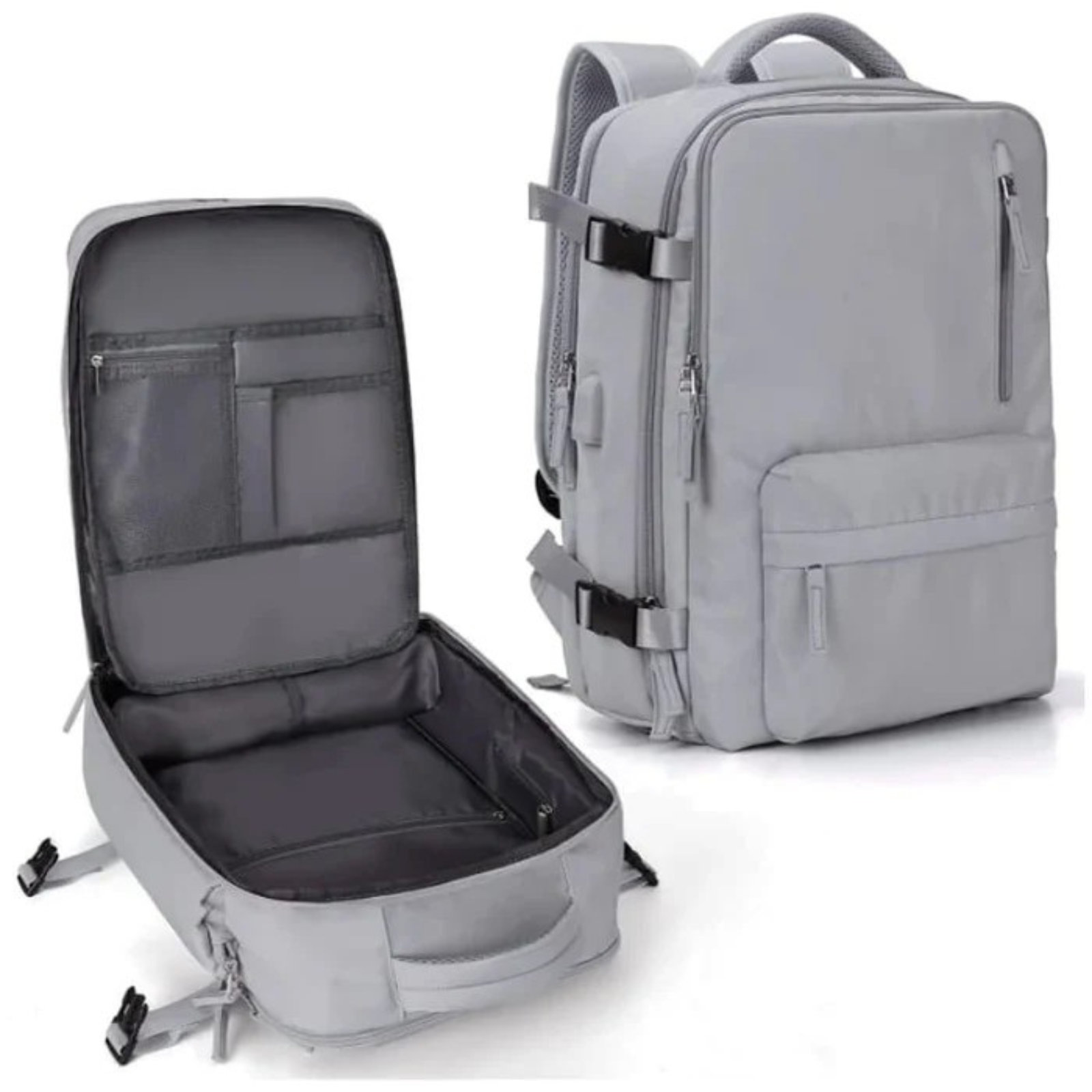 Damen Reiserucksack - Nylon mit USB-Anschluss und Diebstahlschutzfach Geräumig & Strapazierfähig - Reiserucksack