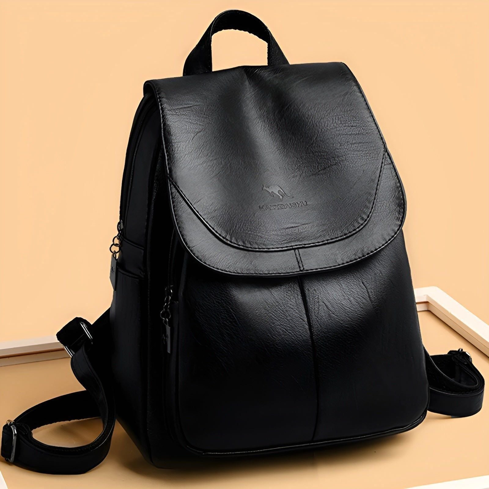 Damen Rucksack aus Leder – Elegant und Praktisch | Perfekt für Alltag und Büro - Rucksack