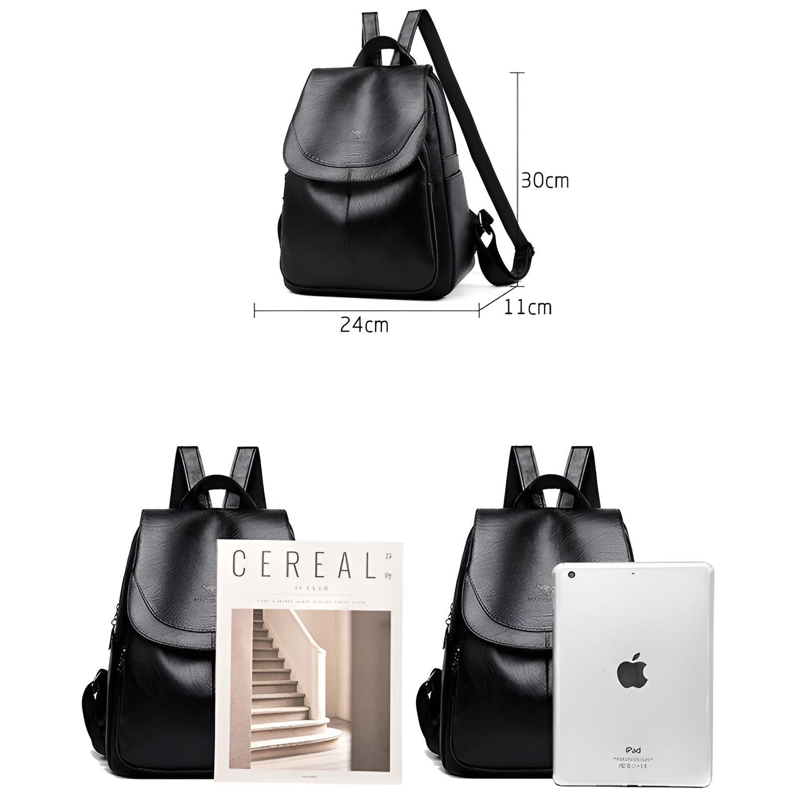 Damen Rucksack aus Leder – Elegant und Praktisch | Perfekt für Alltag und Büro - Rucksack