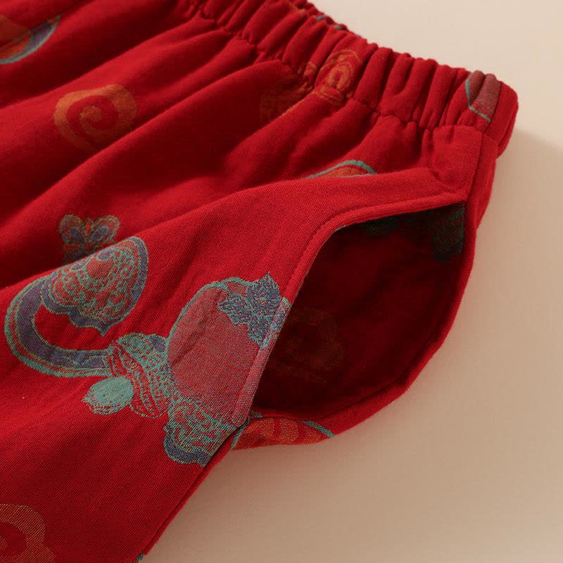 Damen Schlafanzug Baumwolle mit orientalischem Muster - Damen Loungewear
