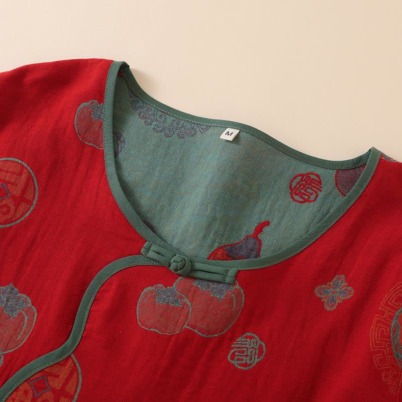 Damen Schlafanzug Baumwolle mit orientalischem Muster - Damen Loungewear