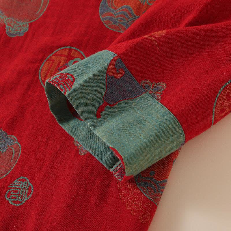 Damen Schlafanzug Baumwolle mit orientalischem Muster - Damen Loungewear