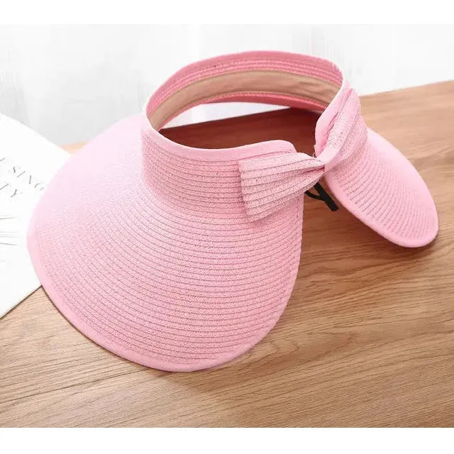 Damen-Sonnenhut mit UV-Schutz – Faltbar und Leicht für den Sommer - Rosa - Damenhut