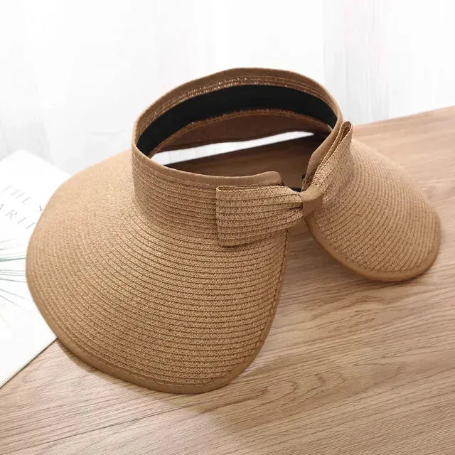 Damen-Sonnenhut mit UV-Schutz – Faltbar und Leicht für den Sommer - Khaki - Damenhut
