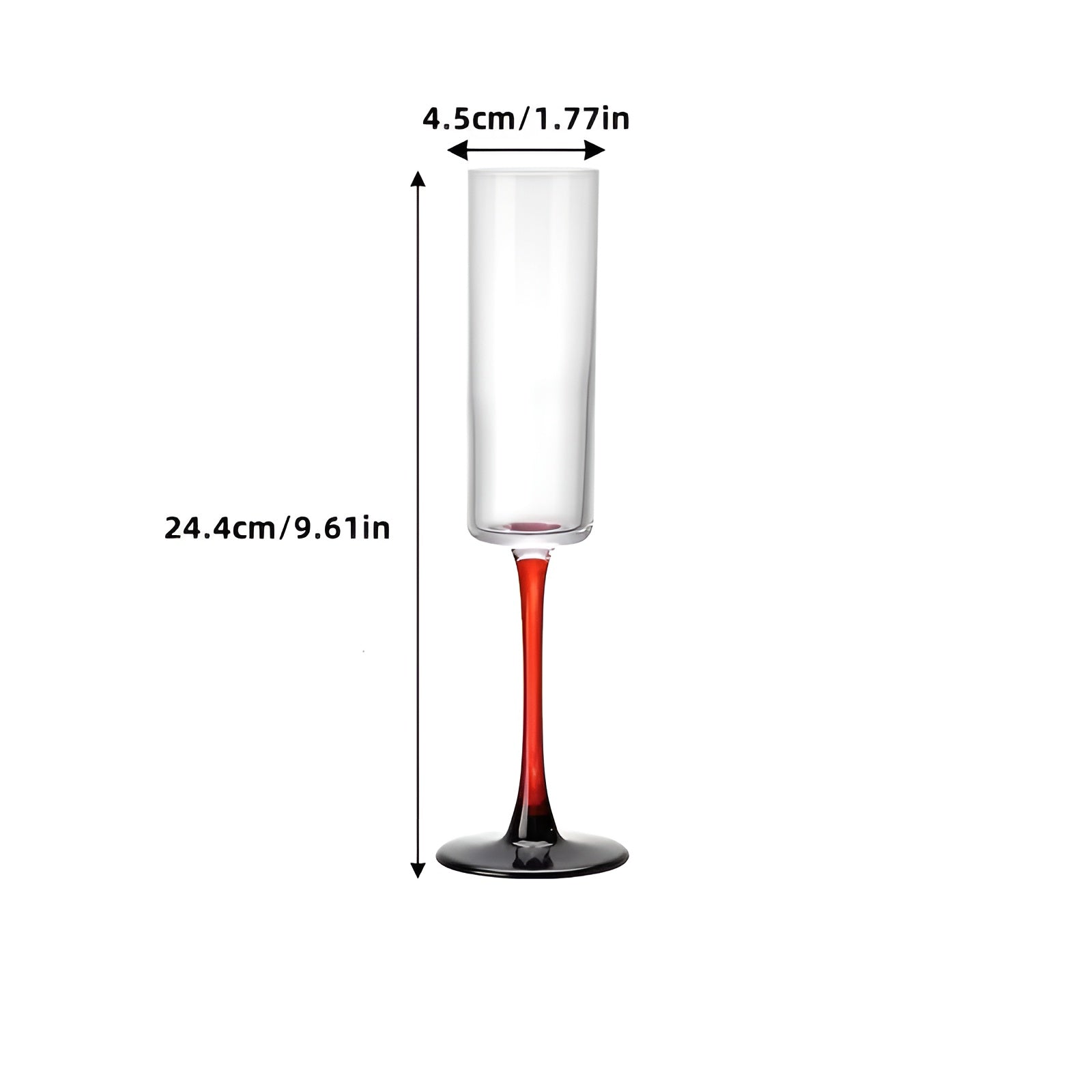 Champagnerflöten im französischen Design – Elegant & stilvoll | Für besondere Anlässe - 2 Stück - Champagnerglas