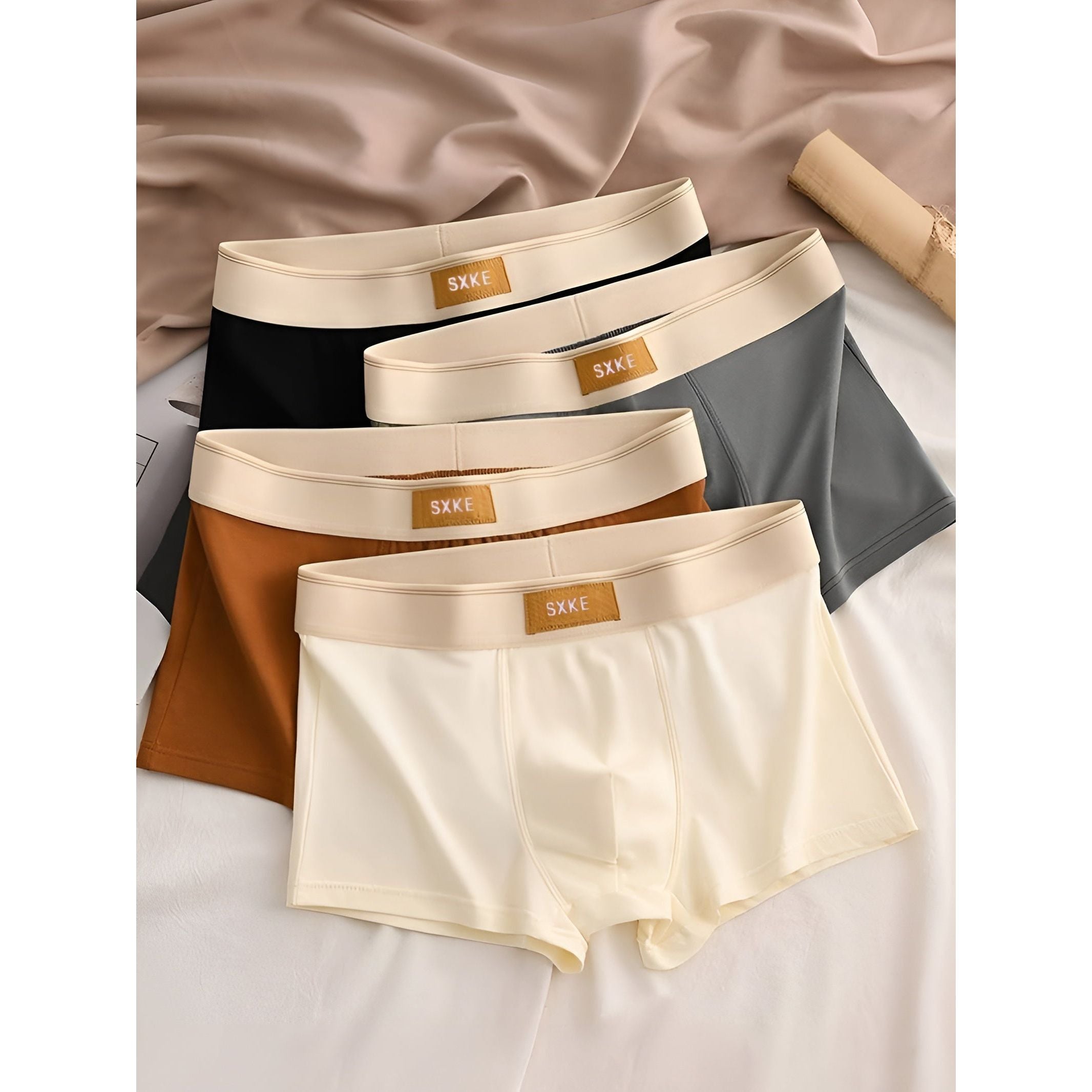 Klemens Underwear - Atmungsaktive und antibakterielle Baumwoll-Boxershorts Elegare