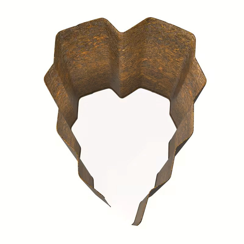 Rasenkante aus verzinktem Stahl – Hochwertige Beetbegrenzung | Stabil und Wetterfest für Garten