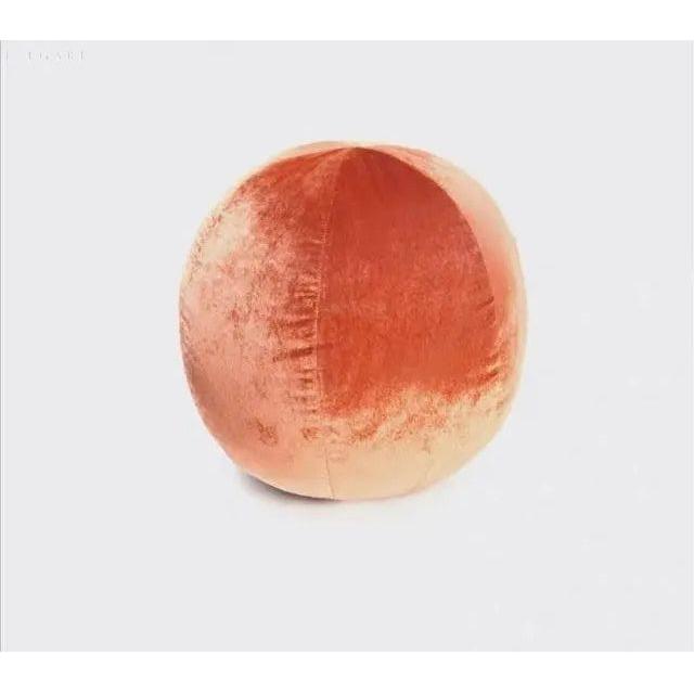 De Farrah Pillow - Nordisches Ball-Plüsch-Kissen - Orange - Kissen