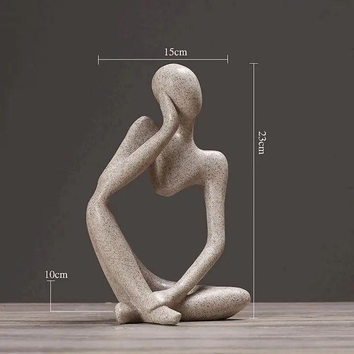 Der Denker | Abstrakte Skulptur - Skulptur