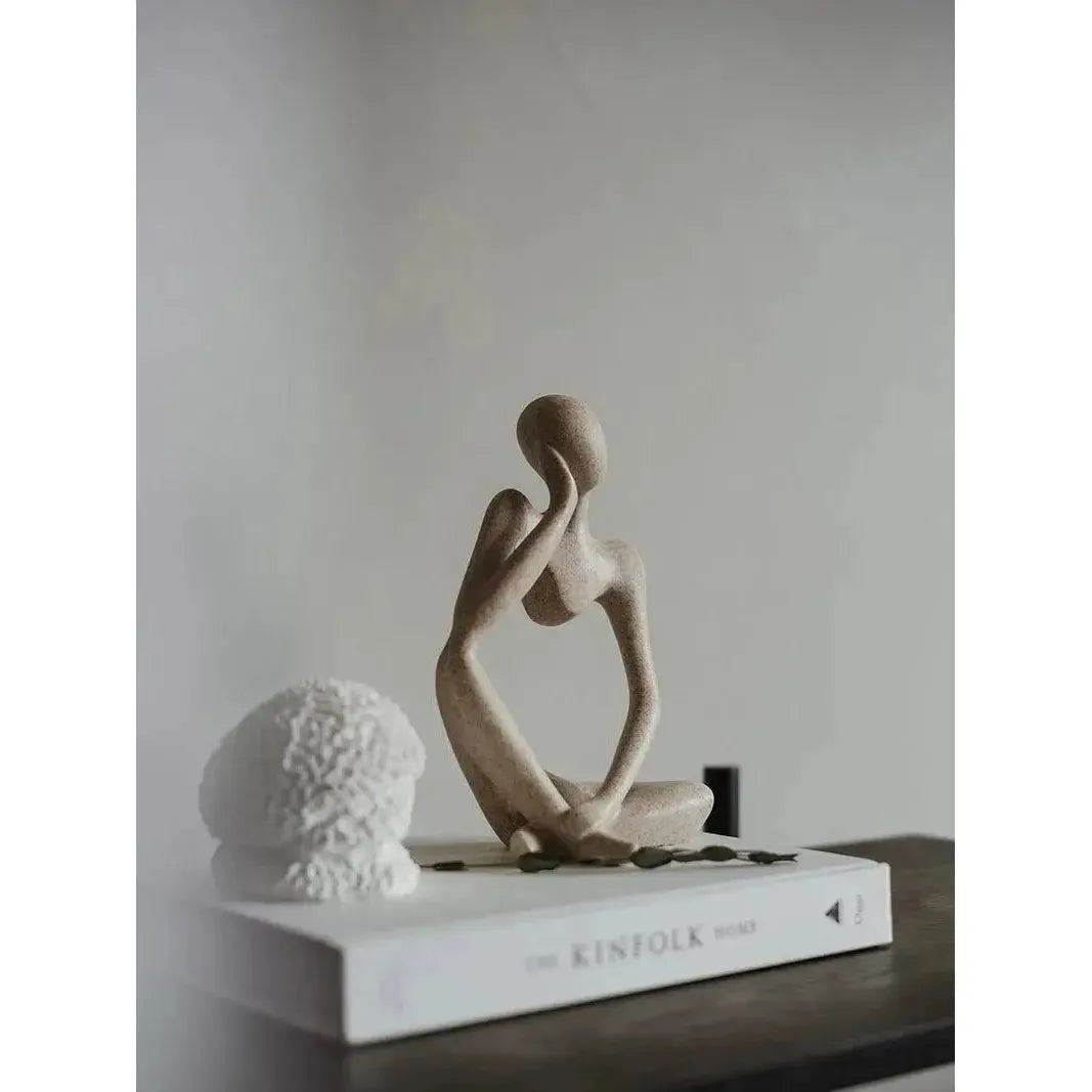 Der Denker | Abstrakte Skulptur - Model 1 - Skulptur