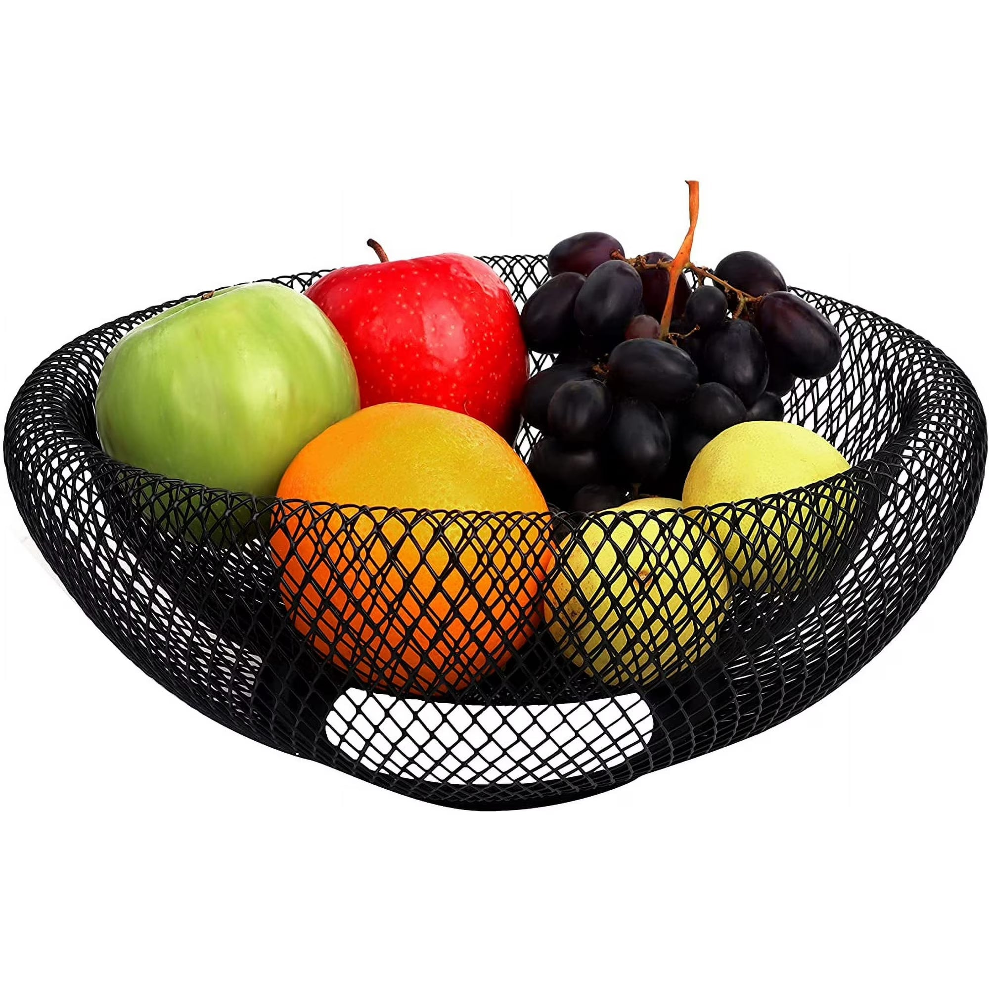 Doppelwandige Obstschale aus Metall – Dekorative Design-Schale für Küche & Esstisch - Obstschale