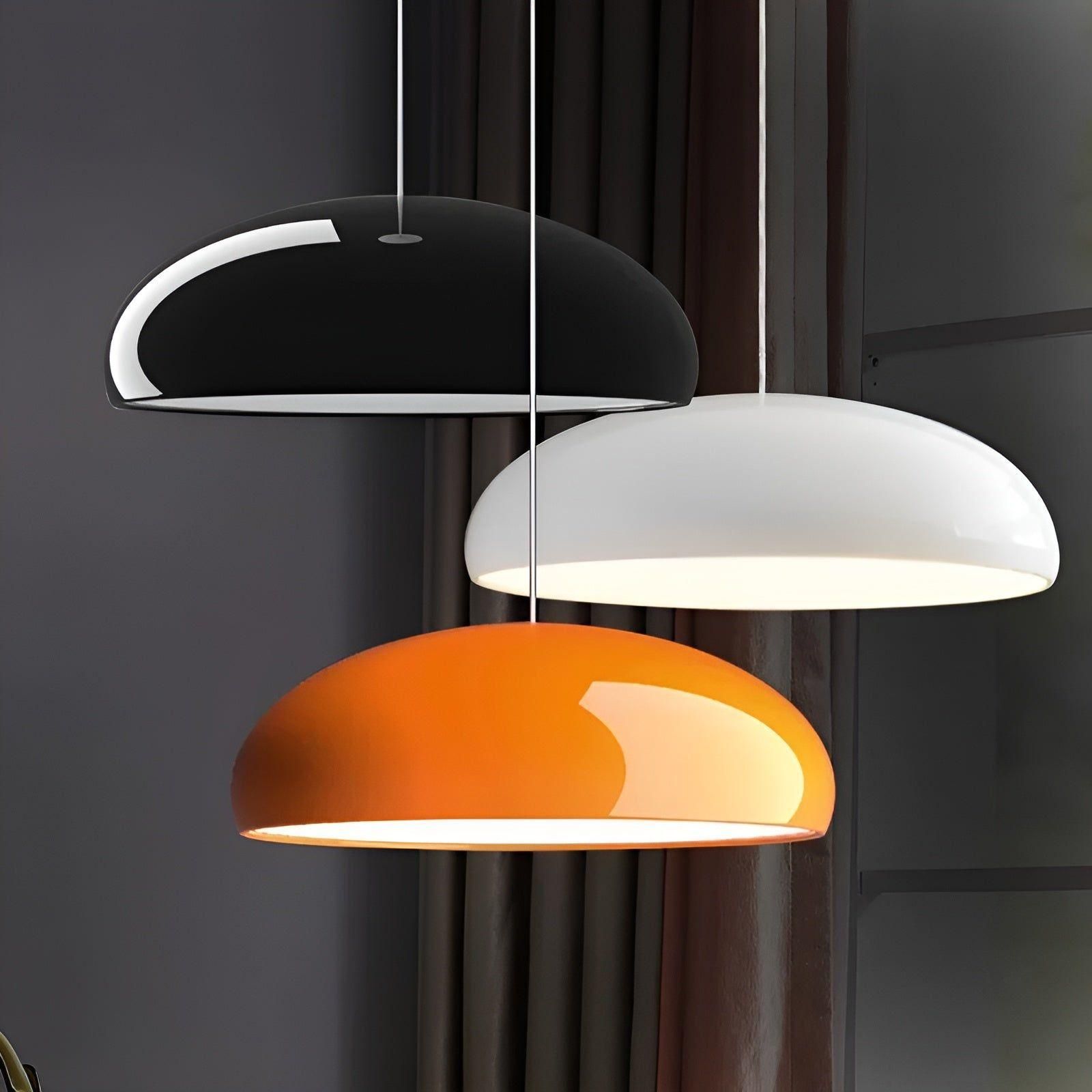 MacaronGlow Lampe - Glänzende LED Nordic Macaroon Runde Hängeleuchte Elegare