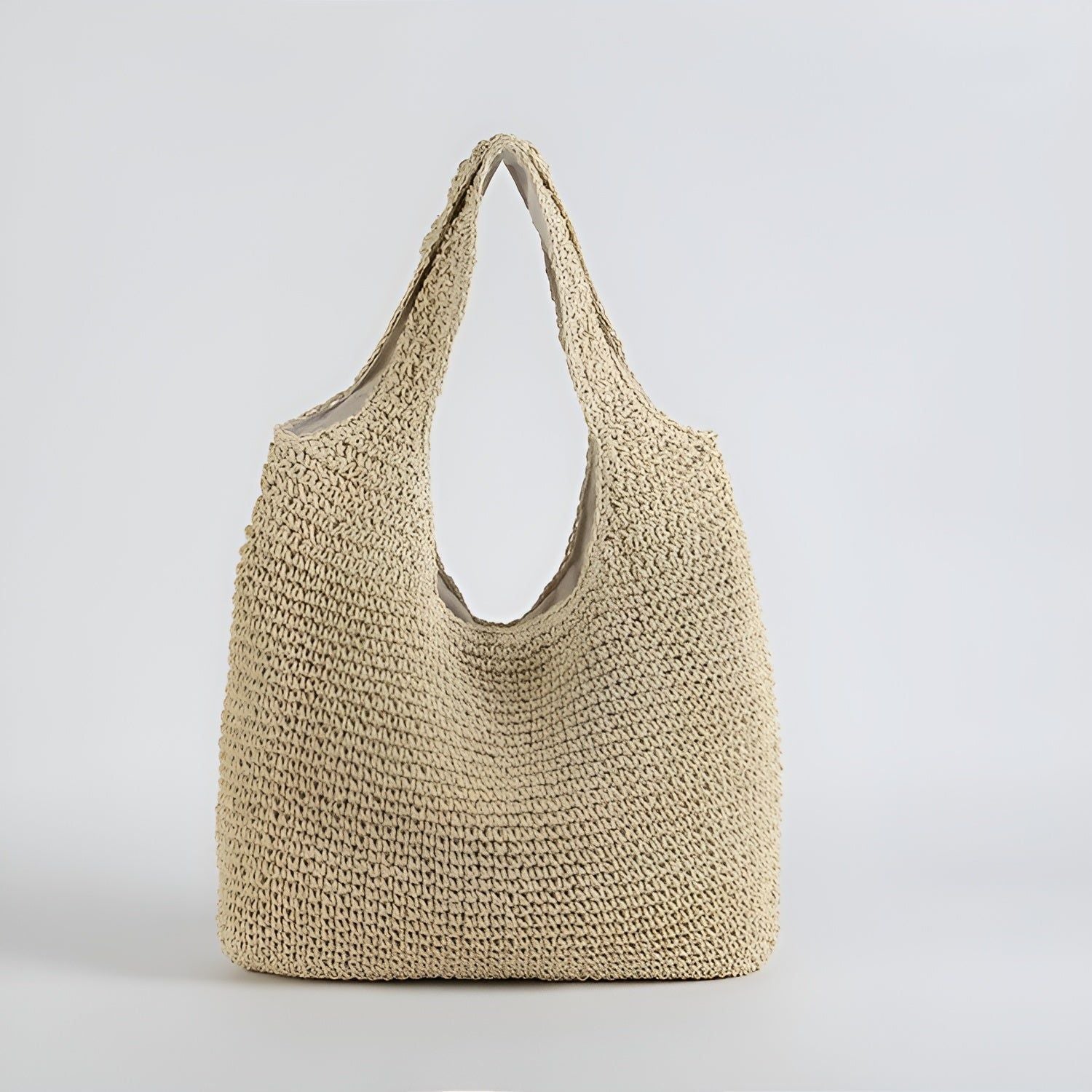 Anicia Bag - Modische gewebte Rattan Schultertasche für Damen Elegare