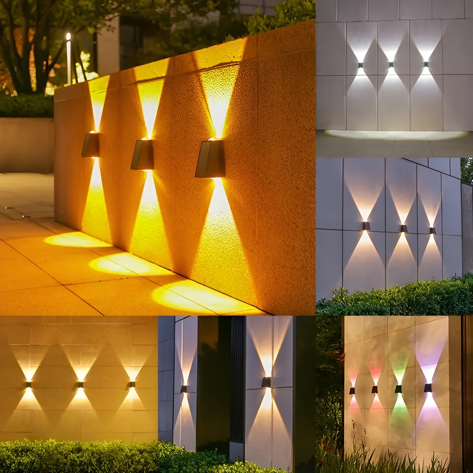 Solar Wandleuchte mit Bewegungsmelder – Modernes Außenlicht | Perfekt für Garten, Terrasse & Einfahrt