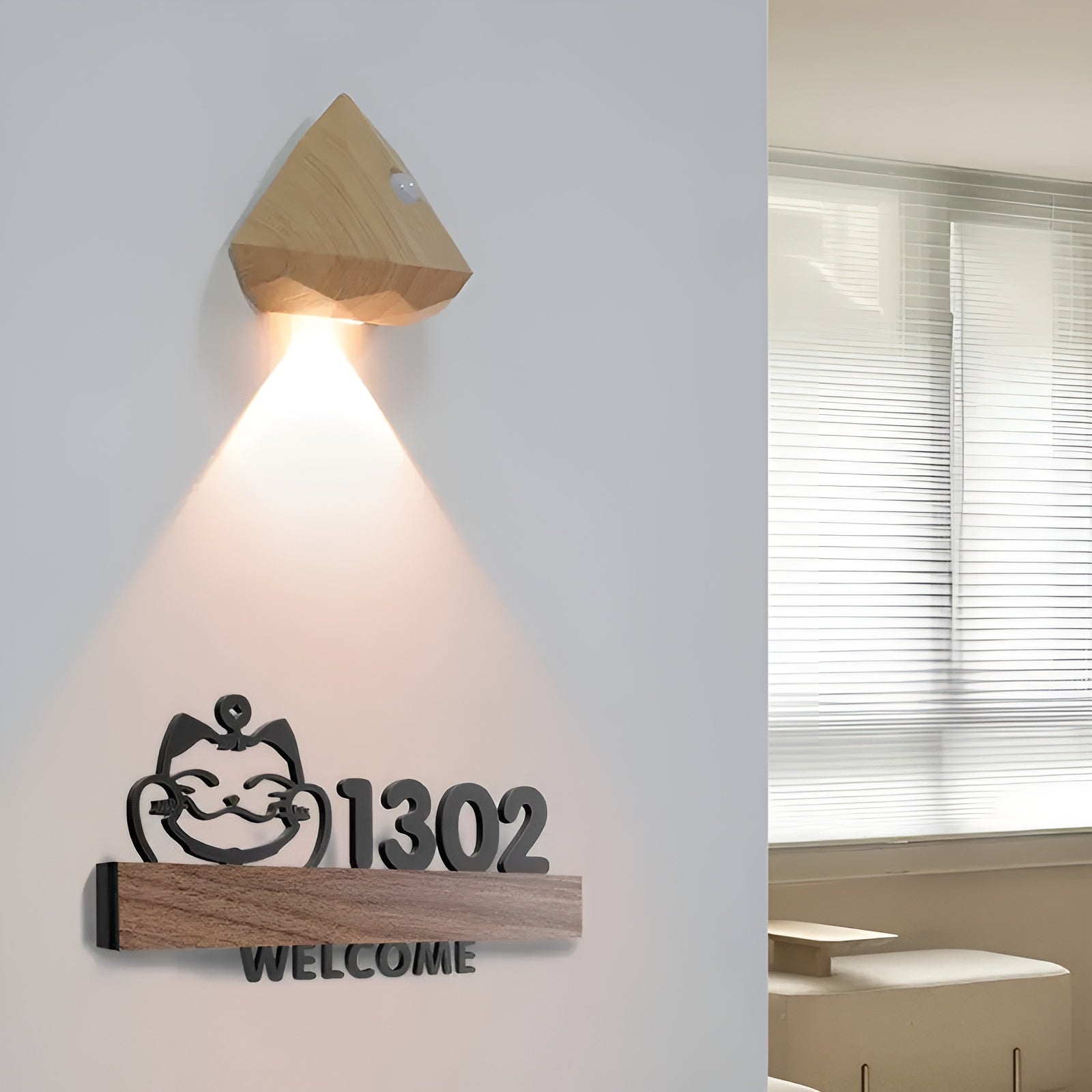 LED Nachtlicht mit Bewegungsmelder – Wiederaufladbar & Selbstklebend | Sanftes Licht für Augenfreundliche Beleuchtung
