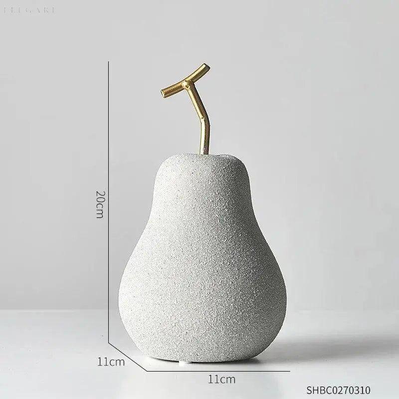 Edor - Stilvolle und elegante Obstdekorationen - Birne M - Skulptur