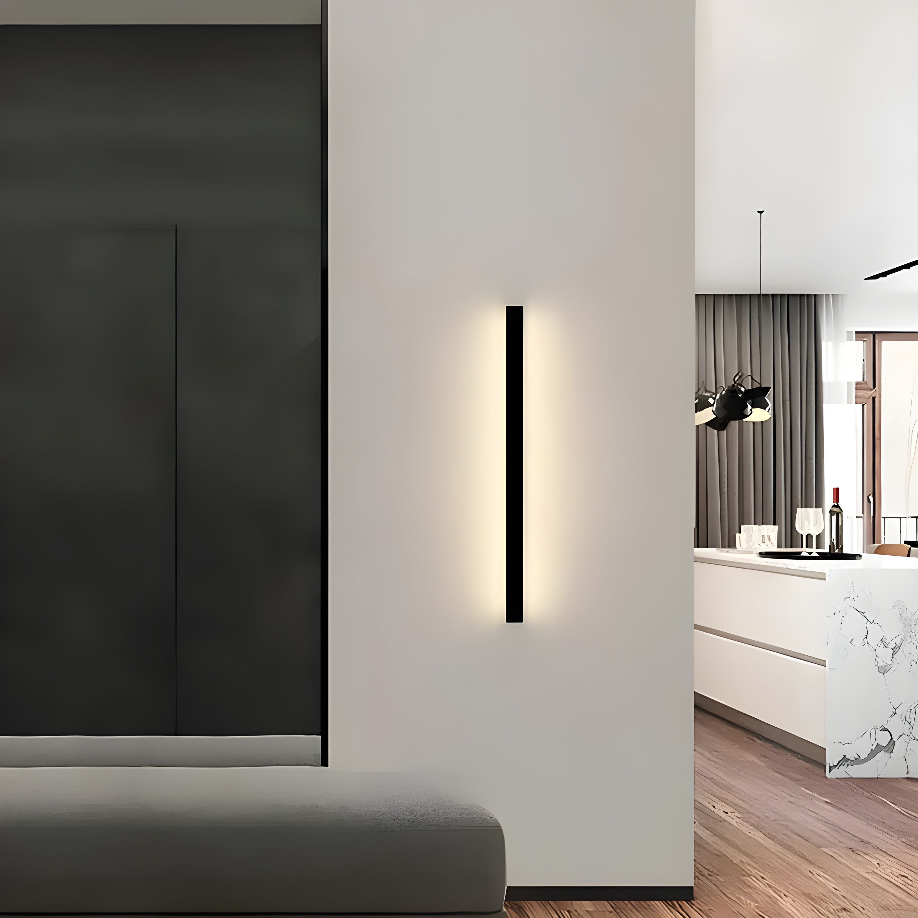 BrightBeam Light - Moderne LED-Langer Streifen Wandleuchte