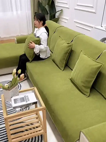 Sofaschoner für L-Form –Rutschfeste Weicher Couchschutz für Gemütlichkeit und Stil