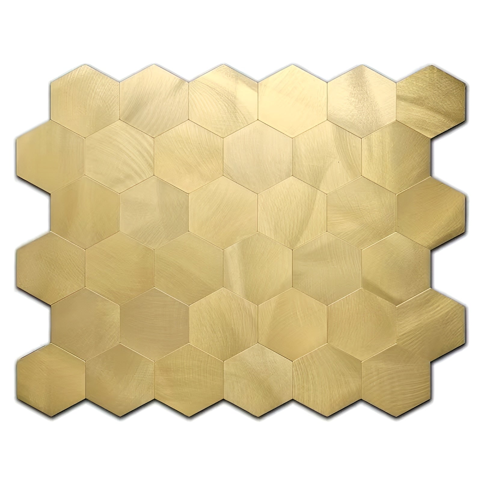 Regenbogen Mosaik Wandsticker Set (10 Stück) – Selbstklebende Metalloptik Fliesen | Dekorative Backsplash Wanddeko