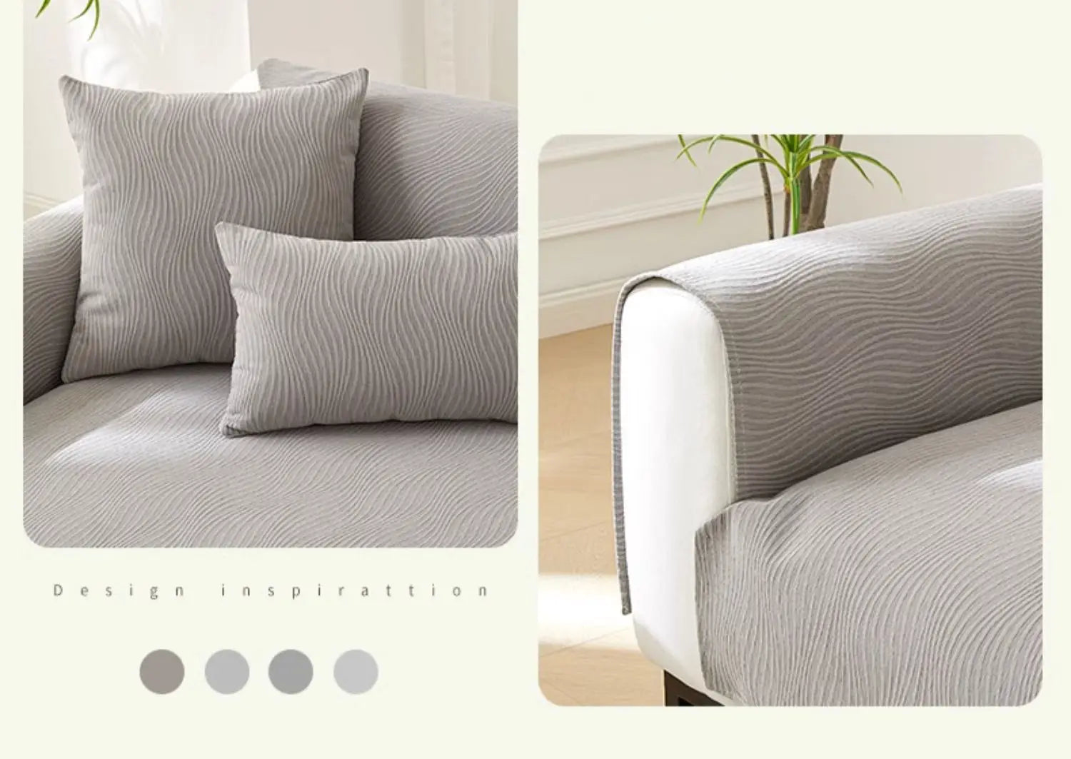 Cloud Sofa - Eleganter und Superbequemer Chenille Sofa Bezug L form