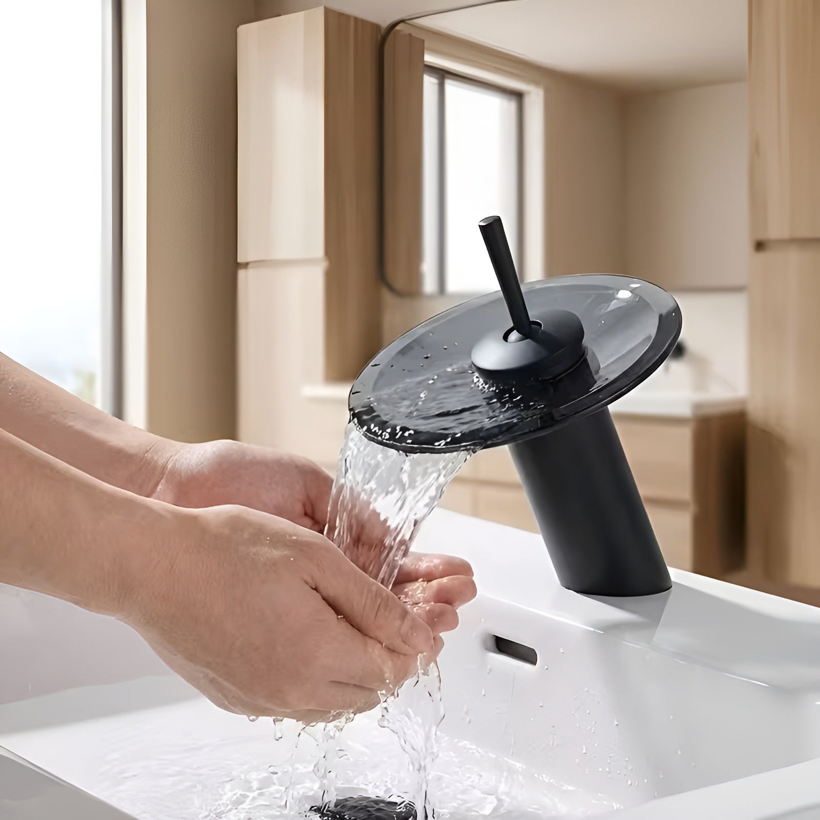 Waschtischarmatur -Einhebelmischer für Warm- und Kaltwasser | Hochwertig und Langlebig - Wohnzubehör