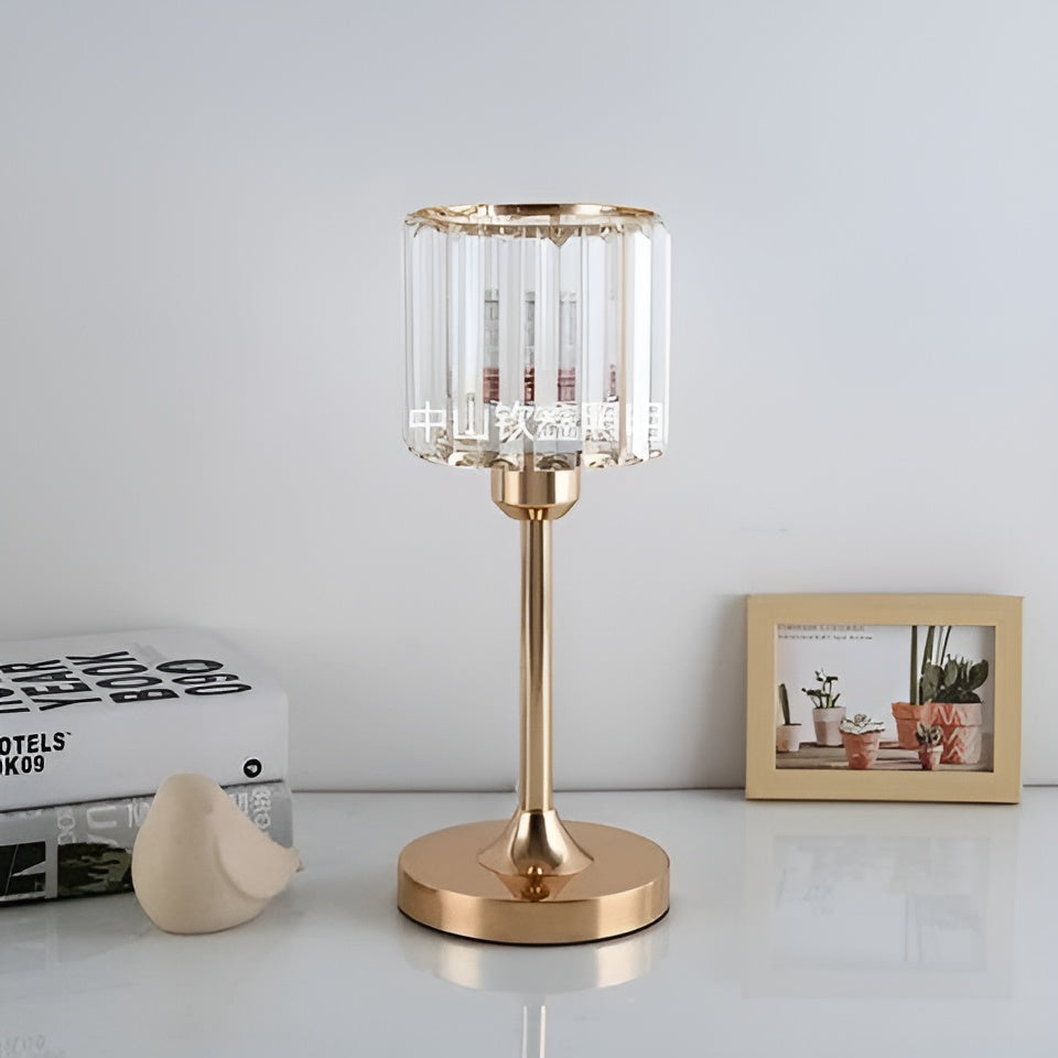GlowGem Lamp - Nordische Kristall-LED-Tischlampe