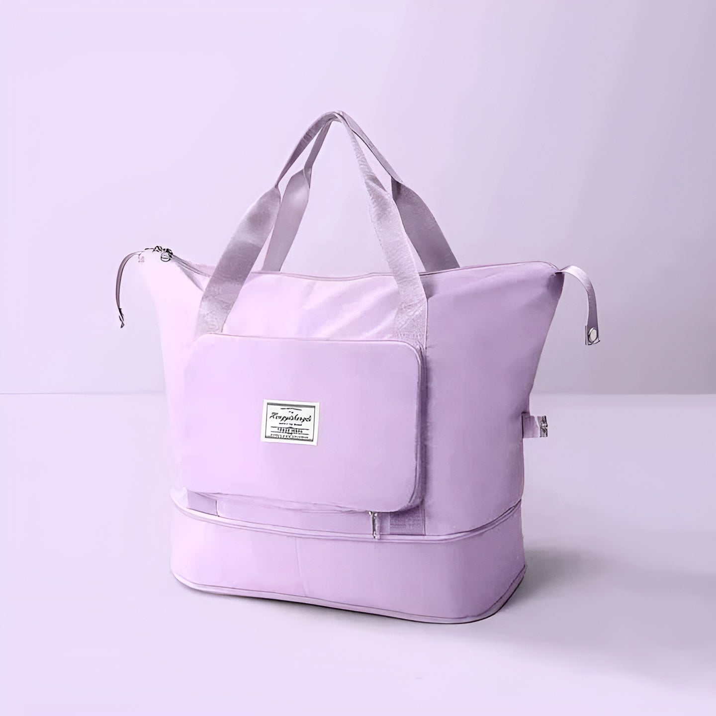 Faltbare Reisetasche – Erweiterbare Weekender Tasche mit großem Stauraum - Lila - Handtasche