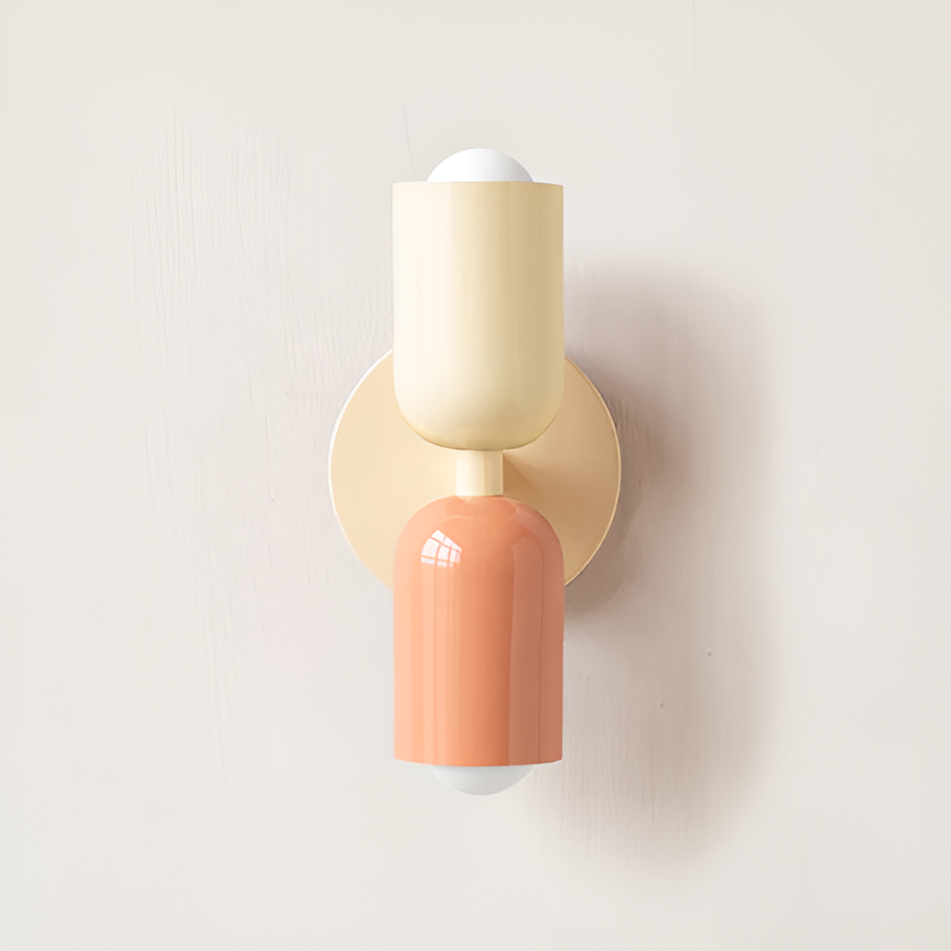 Farbe Wabi Duo- Minimalistisch Moderne LED-Doppelkopf-Leuchten - Lampe
