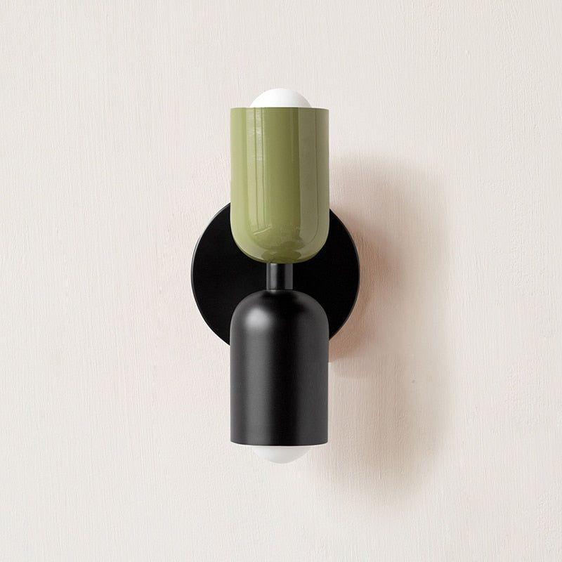 Farbe Wabi Duo- Minimalistisch Moderne LED-Doppelkopf-Leuchten - Lampe