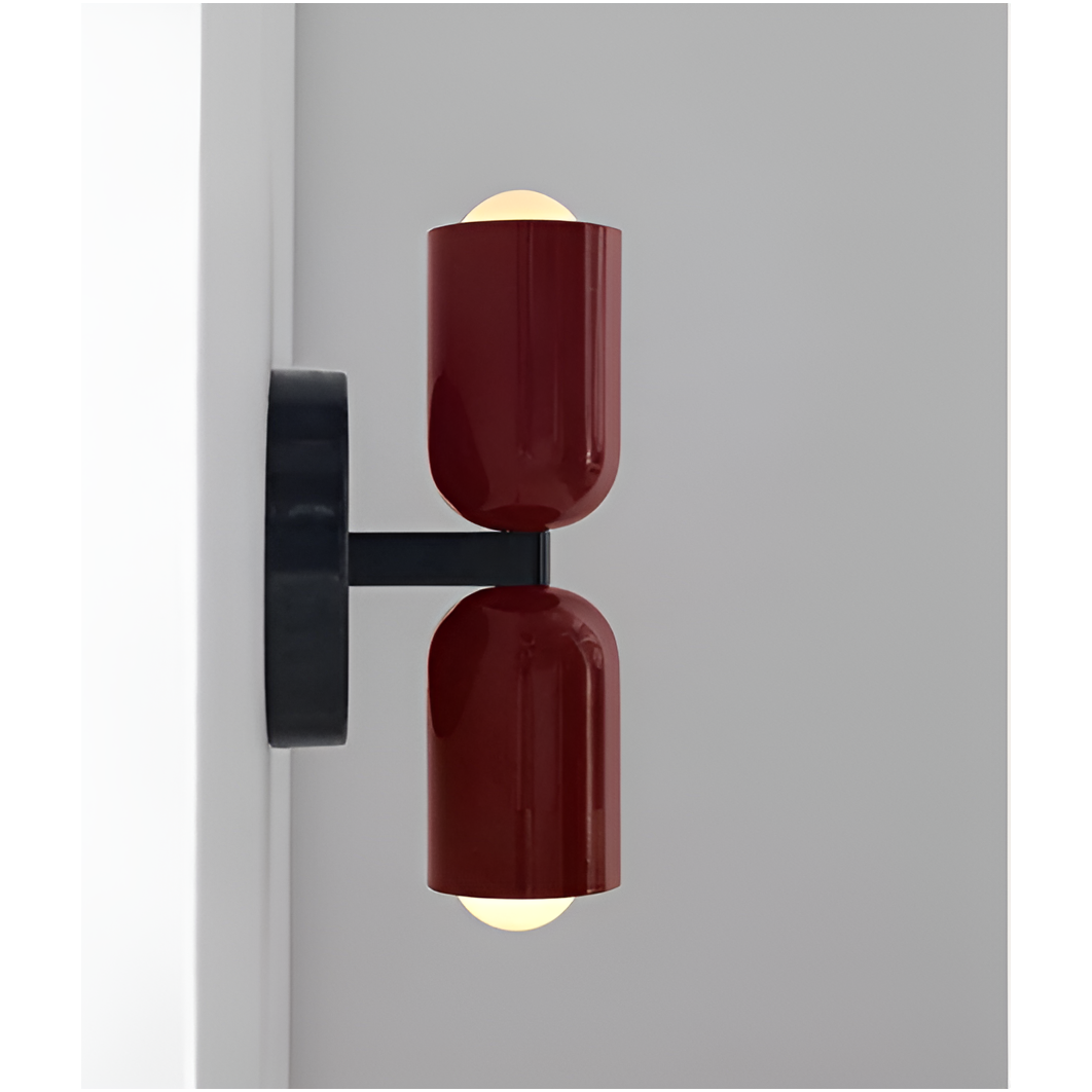 Farbe Wabi Duo- Minimalistisch Moderne LED-Doppelkopf-Leuchten - Lampe