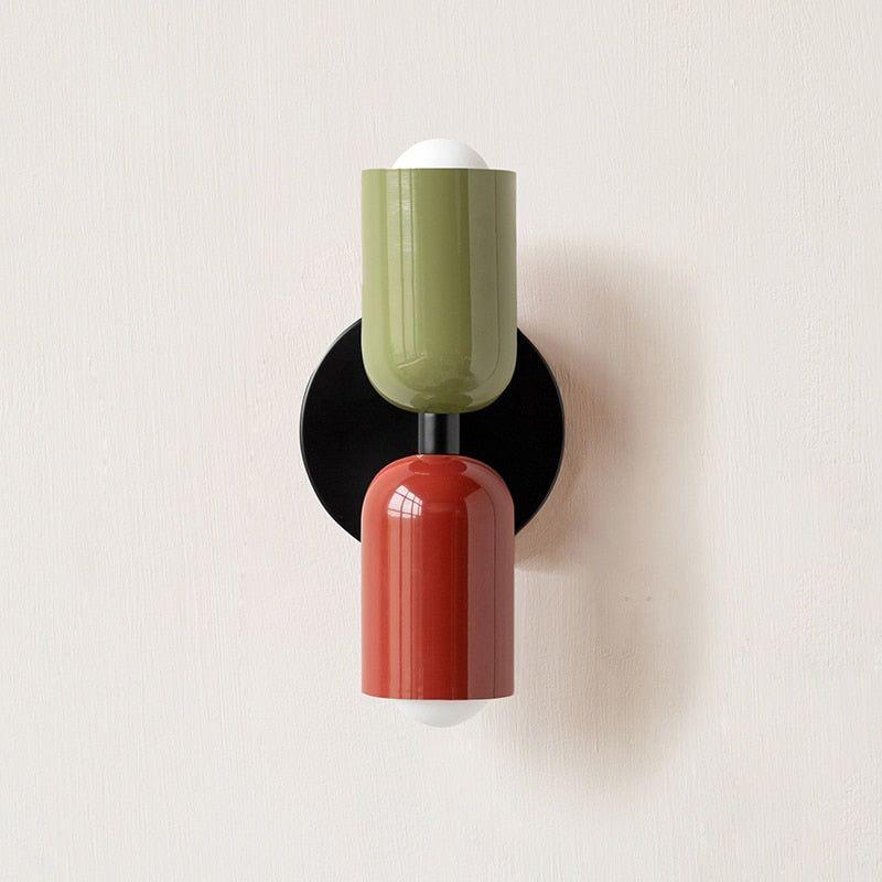 Farbe Wabi Duo- Minimalistisch Moderne LED-Doppelkopf-Leuchten - Lampe