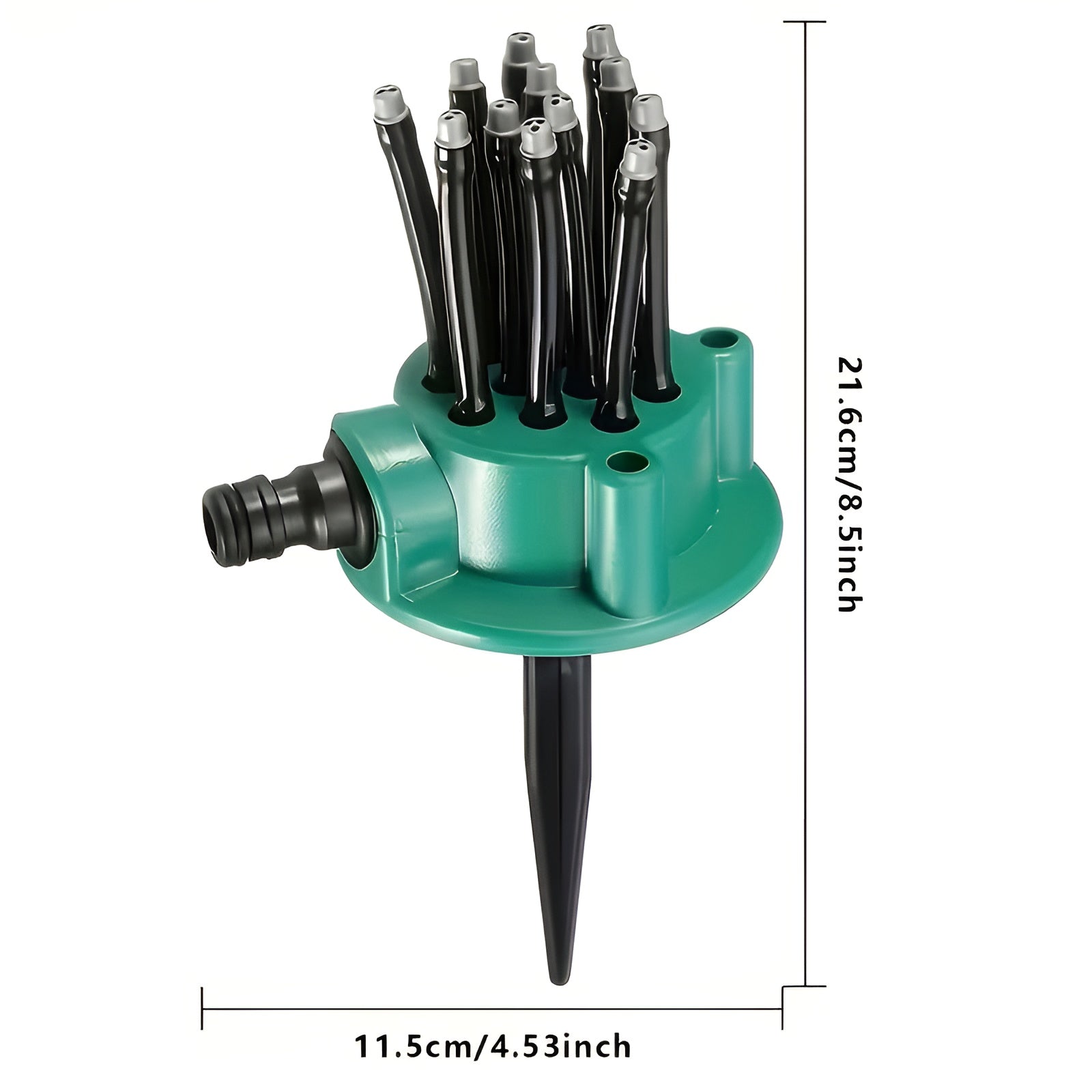 Automatischer Rasensprenger 3er Set – Gleichmäßige 360° Bewässerung | Für Rasen Garten und Blumenbeete - Gartensprinkler