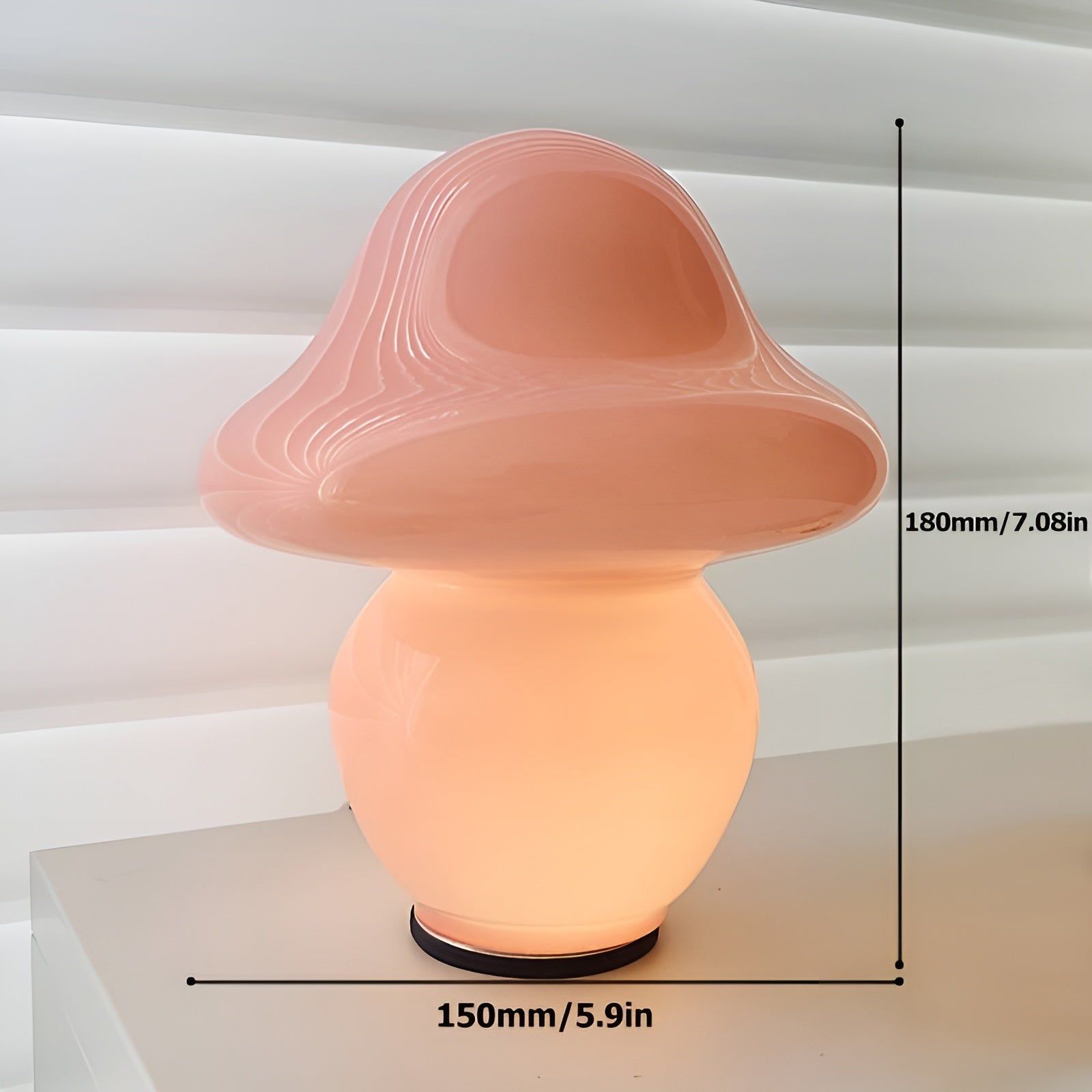 MushroomDream Lamp - Dekorative Mini-Pilz-Atmosphäre-Glaslampe Elegare