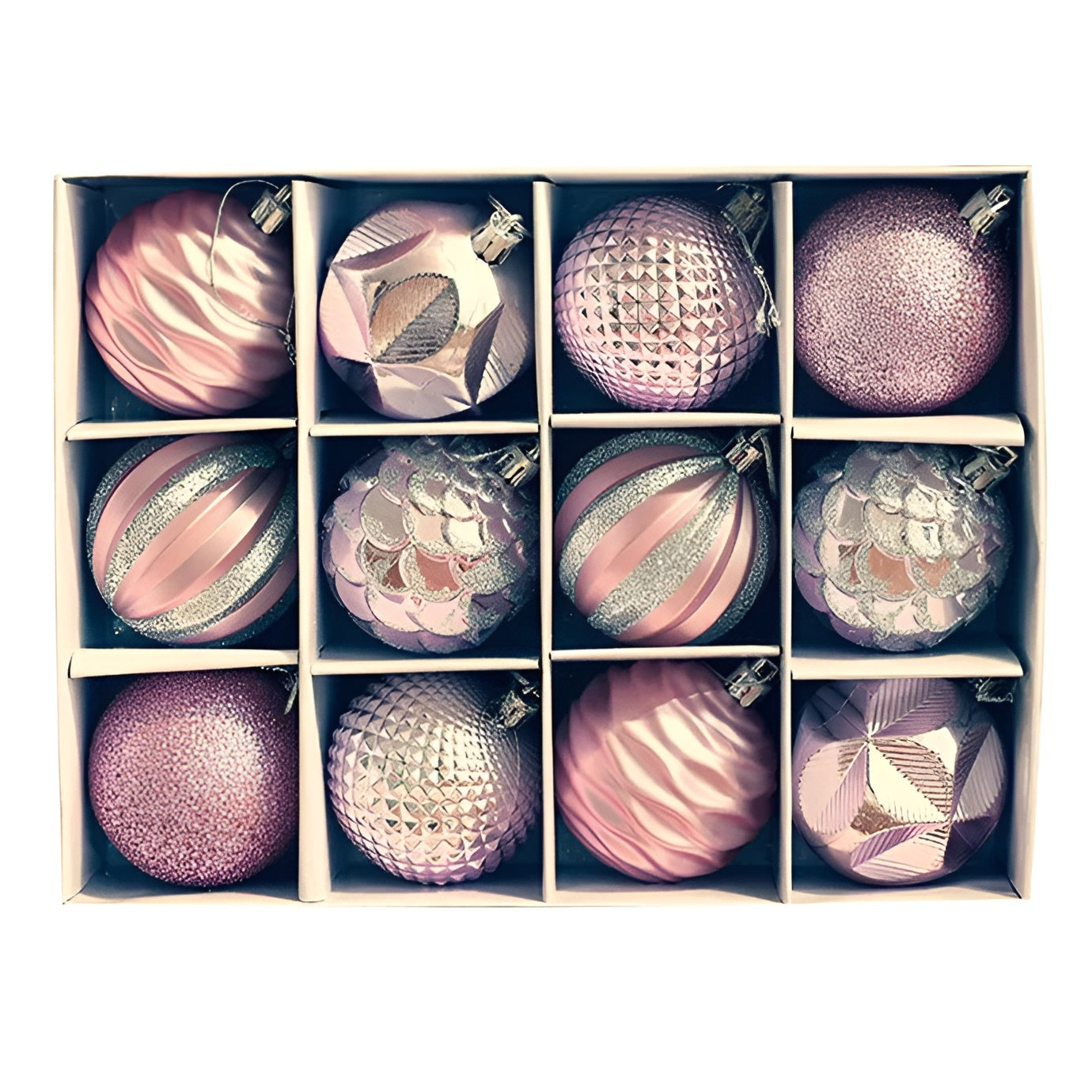 Festliche Ornamente – Luxuriöse Weihnachtskugeln für Zuhause und Neujahr - Rosa - Saisonale Dekoration