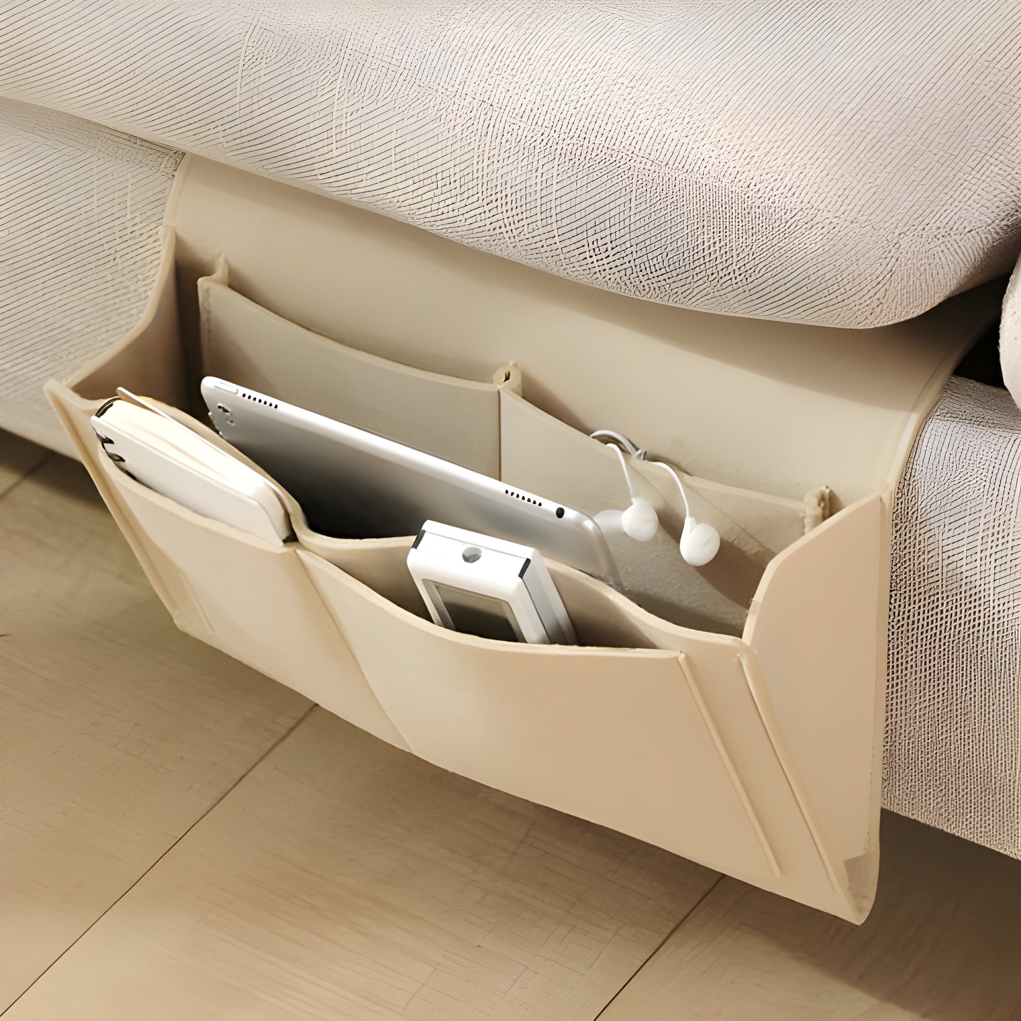 Filz Betttasche – Hängeorganizer für Bett Sofa und Schlafzimmerund Schlafzimmer - Aufbewahrungstasche