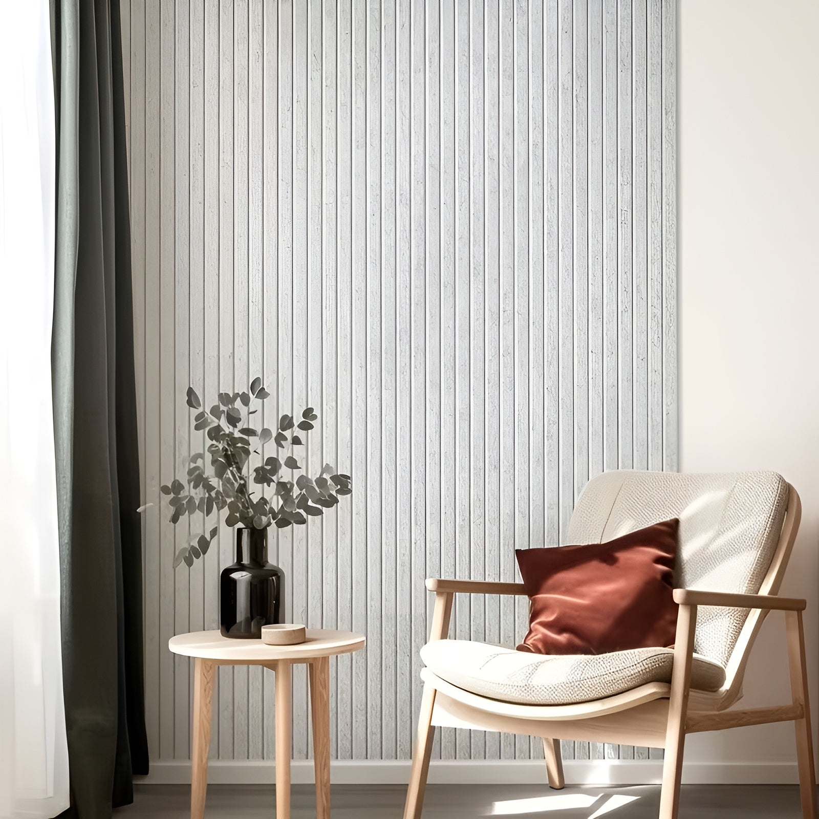 Filz Wandfliesen Set (12 Stück) – Selbstklebend und Schalldämmend | Dekorative Pinnwand für Büro und Zuhause